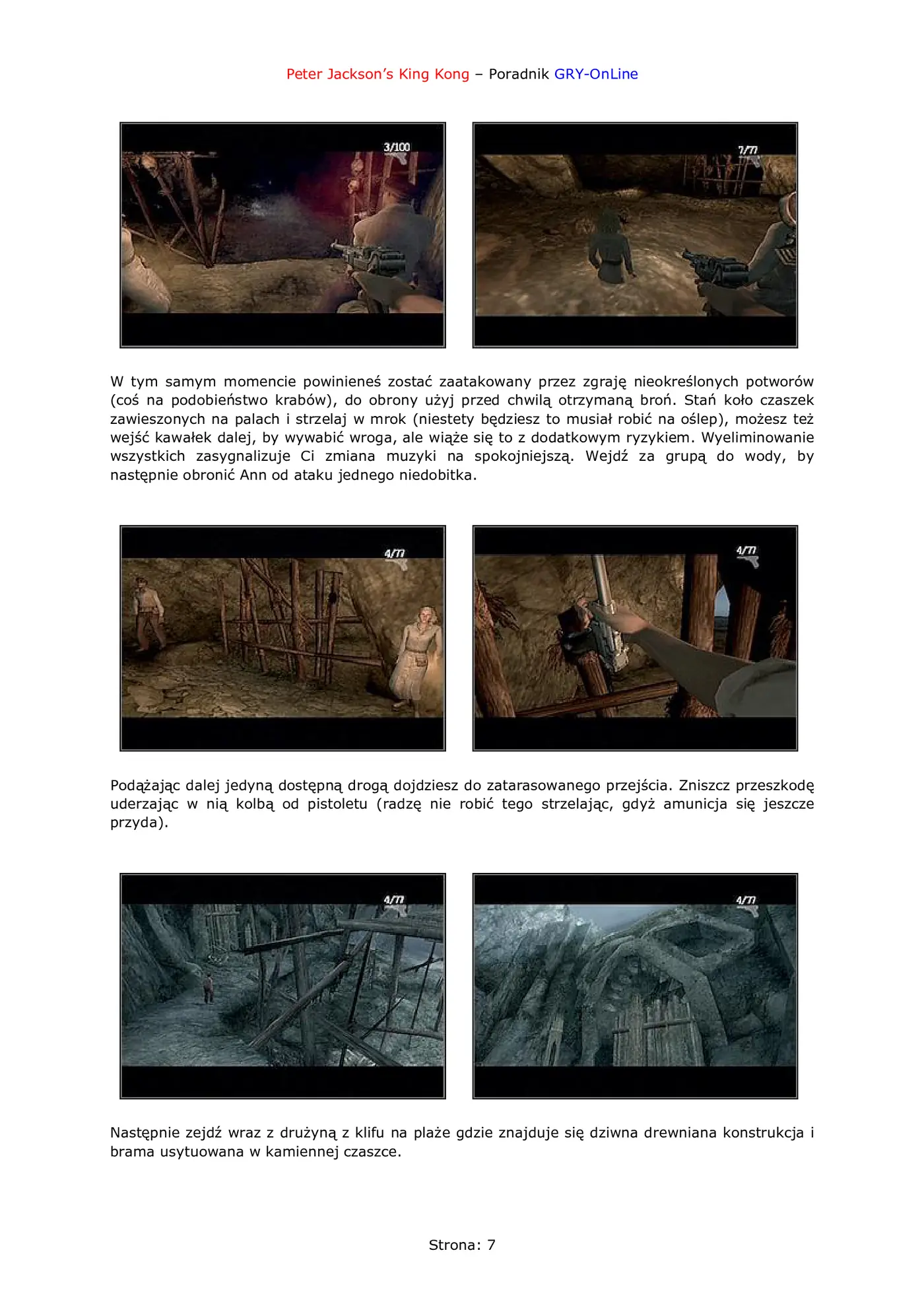 Fragment „Peter Jackson's King Kong - poradnik do gry” — strona 8 z 8