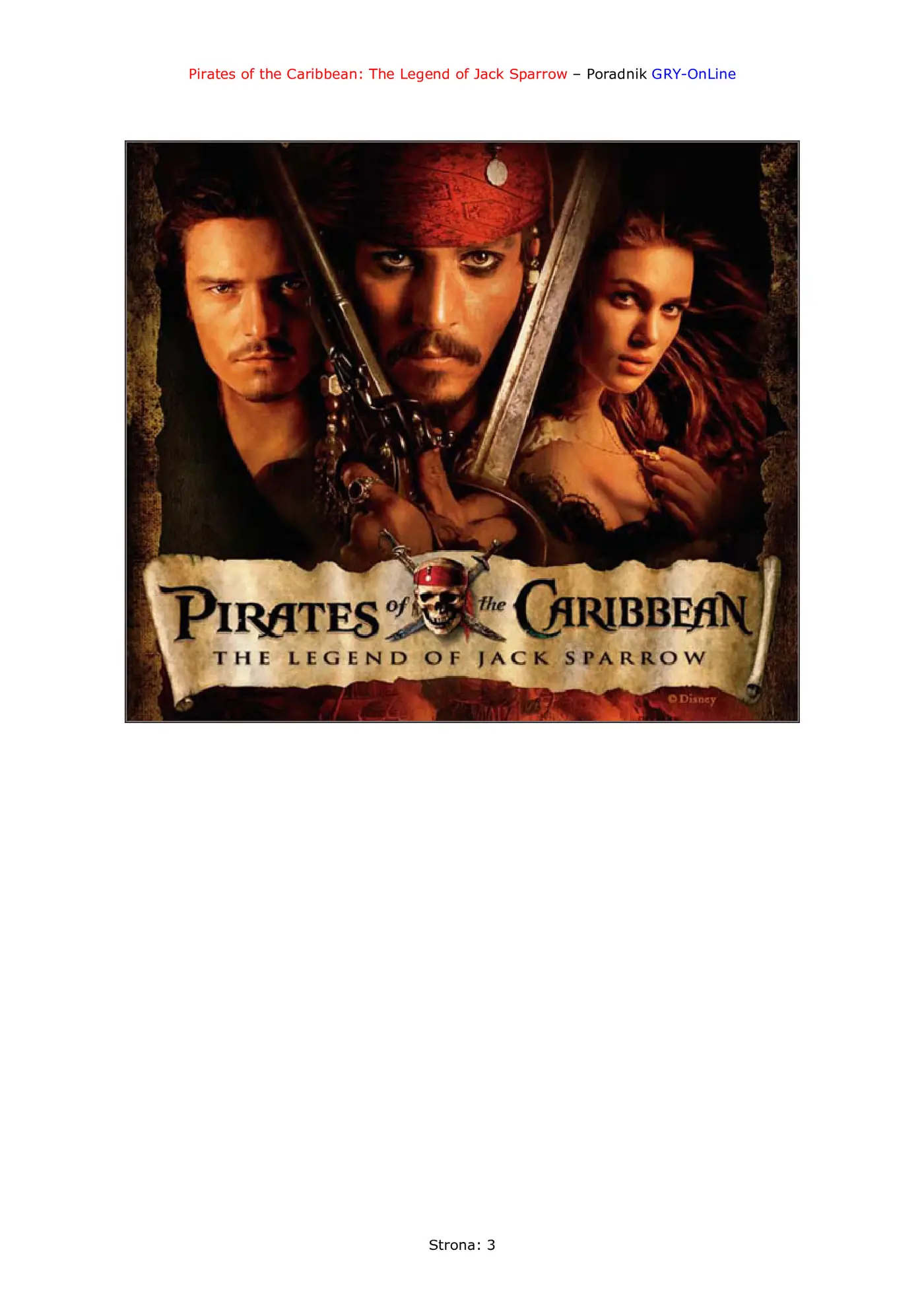 Fragment „Pirates of the Caribbean: The Legend of Jack Sparrow - poradnik do gry” — strona 4 z 8