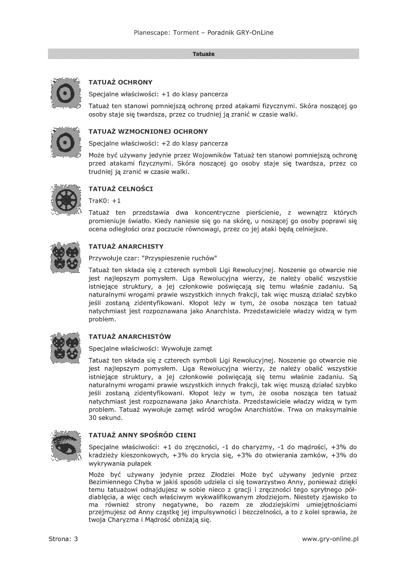 Fragment „Planescape Torment - poradnik do gry” — strona 4 z 8