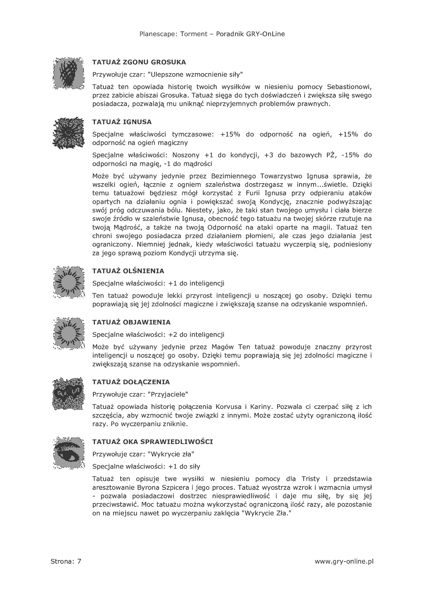 Fragment „Planescape Torment - poradnik do gry” — strona 8 z 8