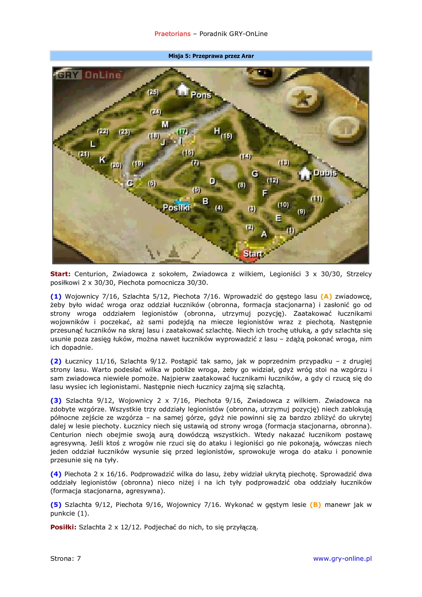 Fragment „Praetorians - poradnik do gry” — strona 8 z 8