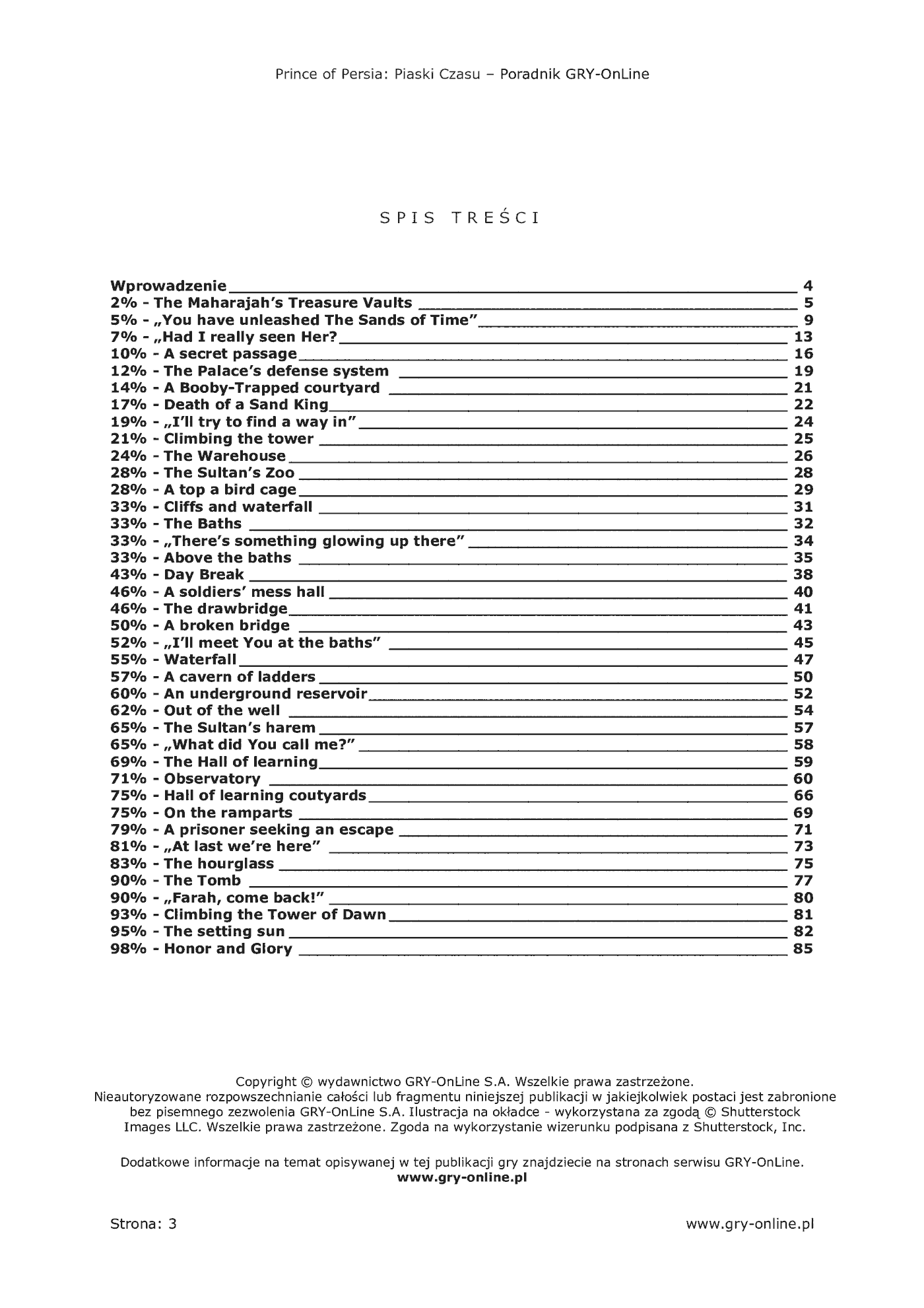 Fragment „Prince of Persia: Piaski Czasu - poradnik do gry” — strona 4 z 8