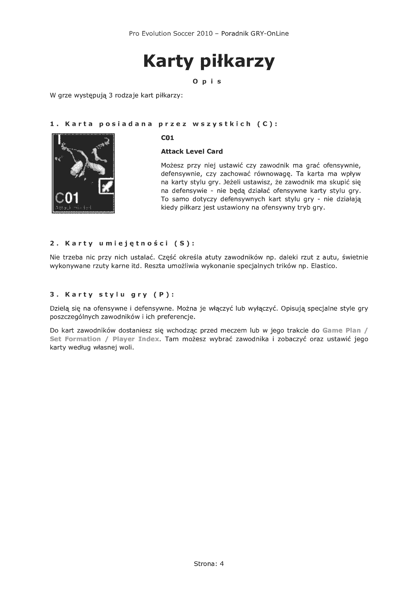 Fragment „Pro Evolution Soccer 2010 - poradnik do gry” — strona 5 z 8