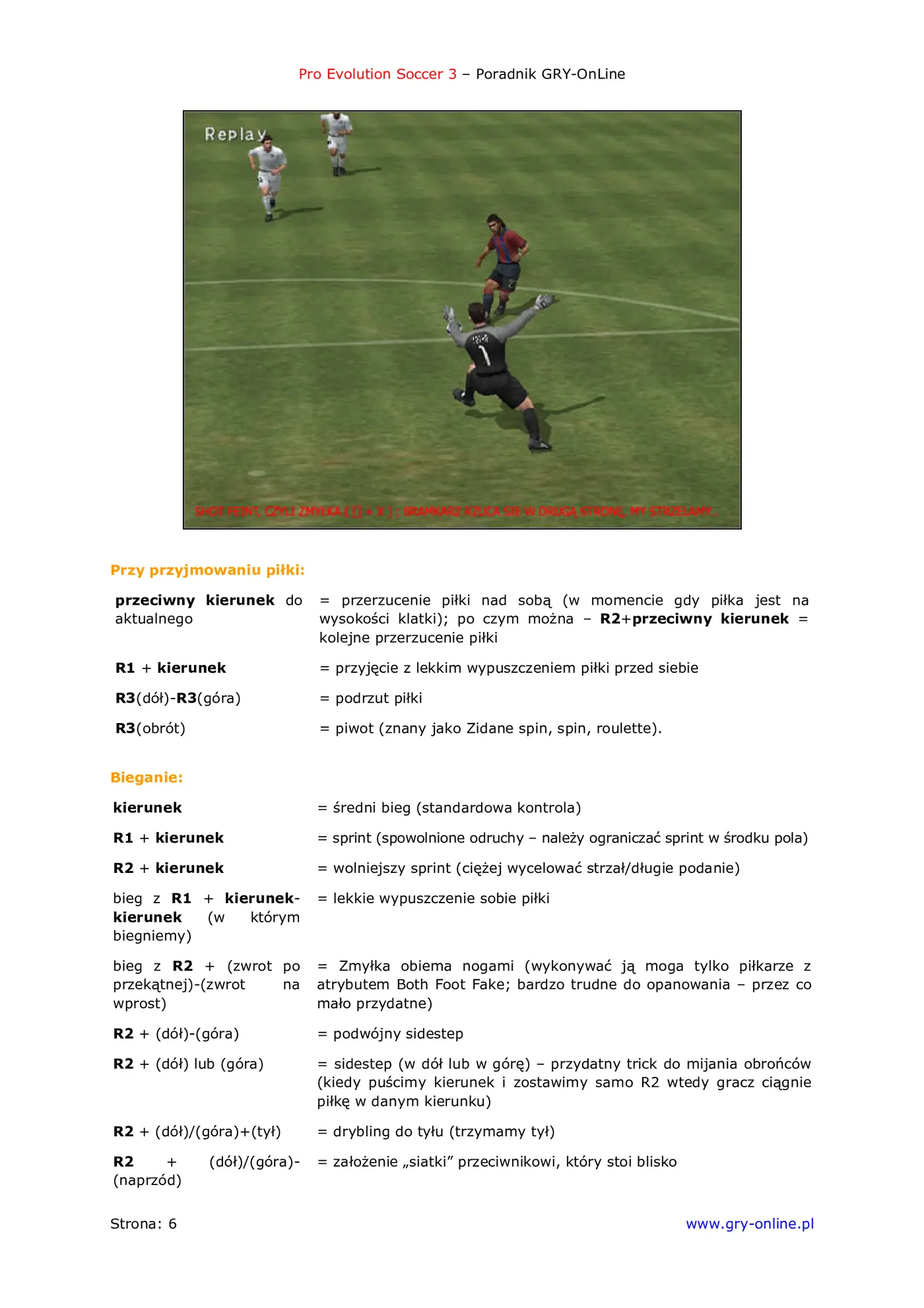 Fragment „Pro Evolution Soccer 3 - poradnik do gry” — strona 7 z 8