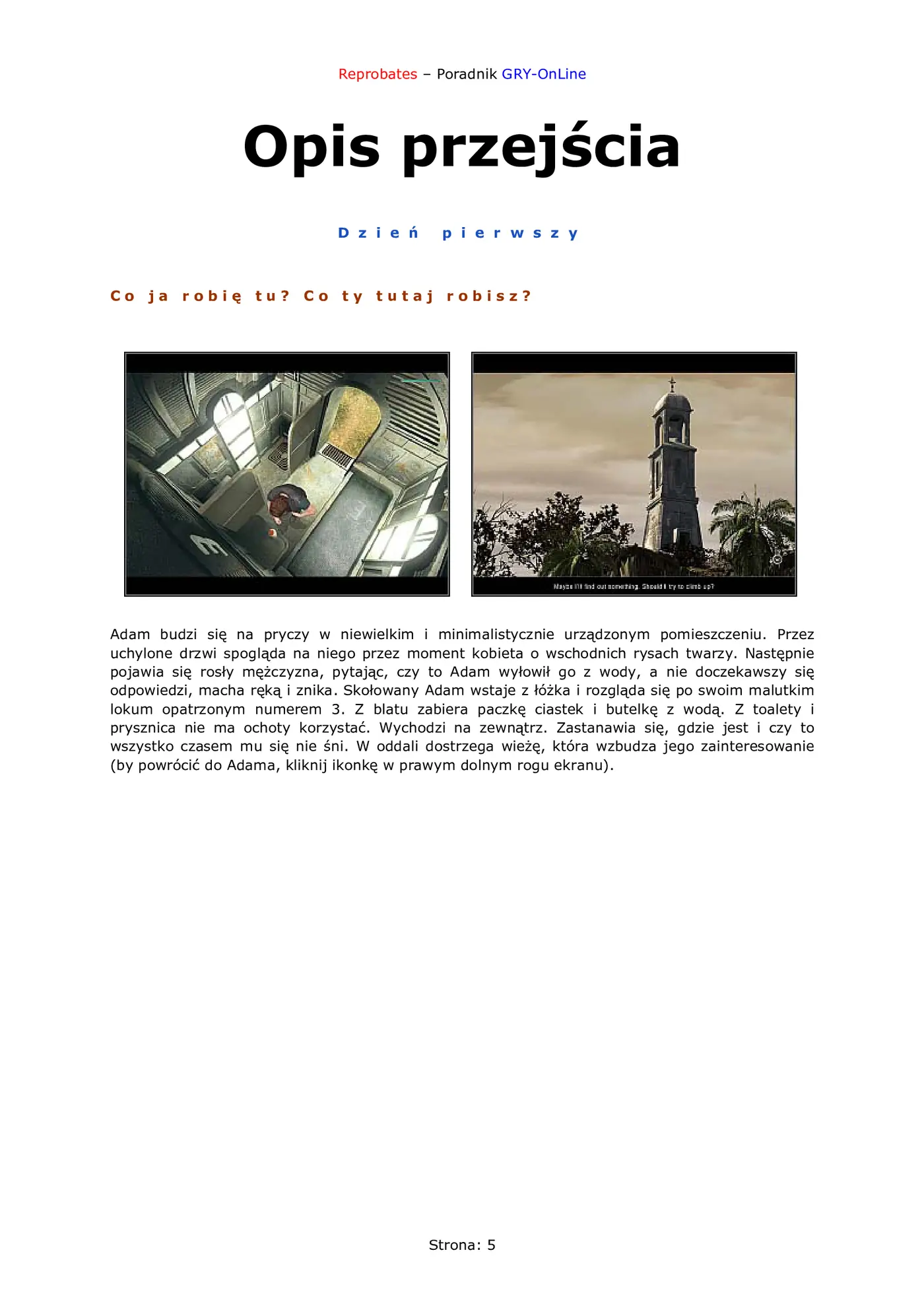 Fragment „Reprobates: U Bram Śmierci - poradnik do gry” — strona 6 z 8