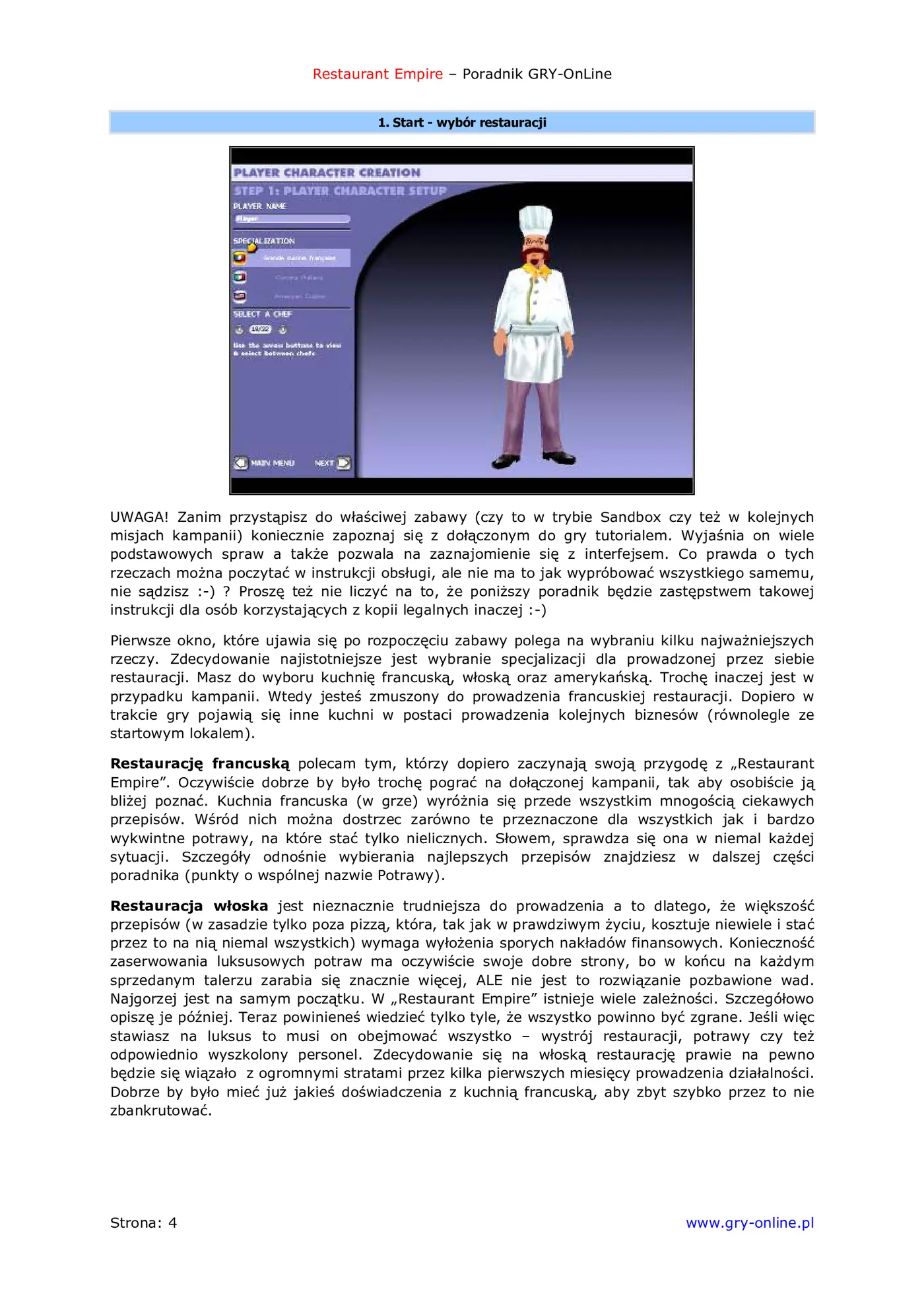 Fragment „Restaurant Empire - poradnik do gry” — strona 5 z 8