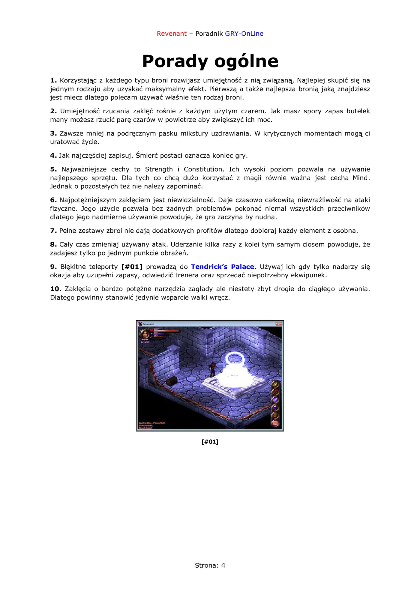 Fragment „Revenant - poradnik do gry” — strona 5 z 8