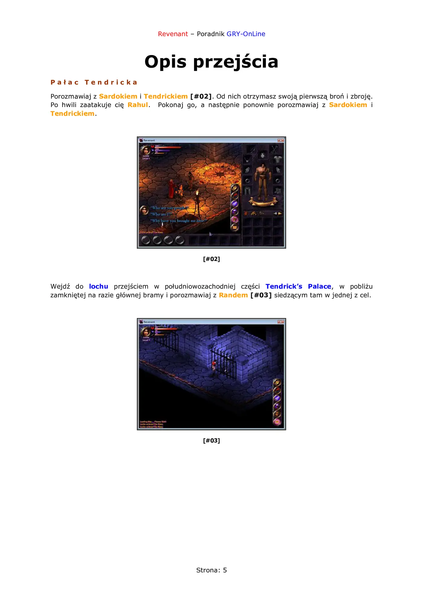Fragment „Revenant - poradnik do gry” — strona 6 z 8