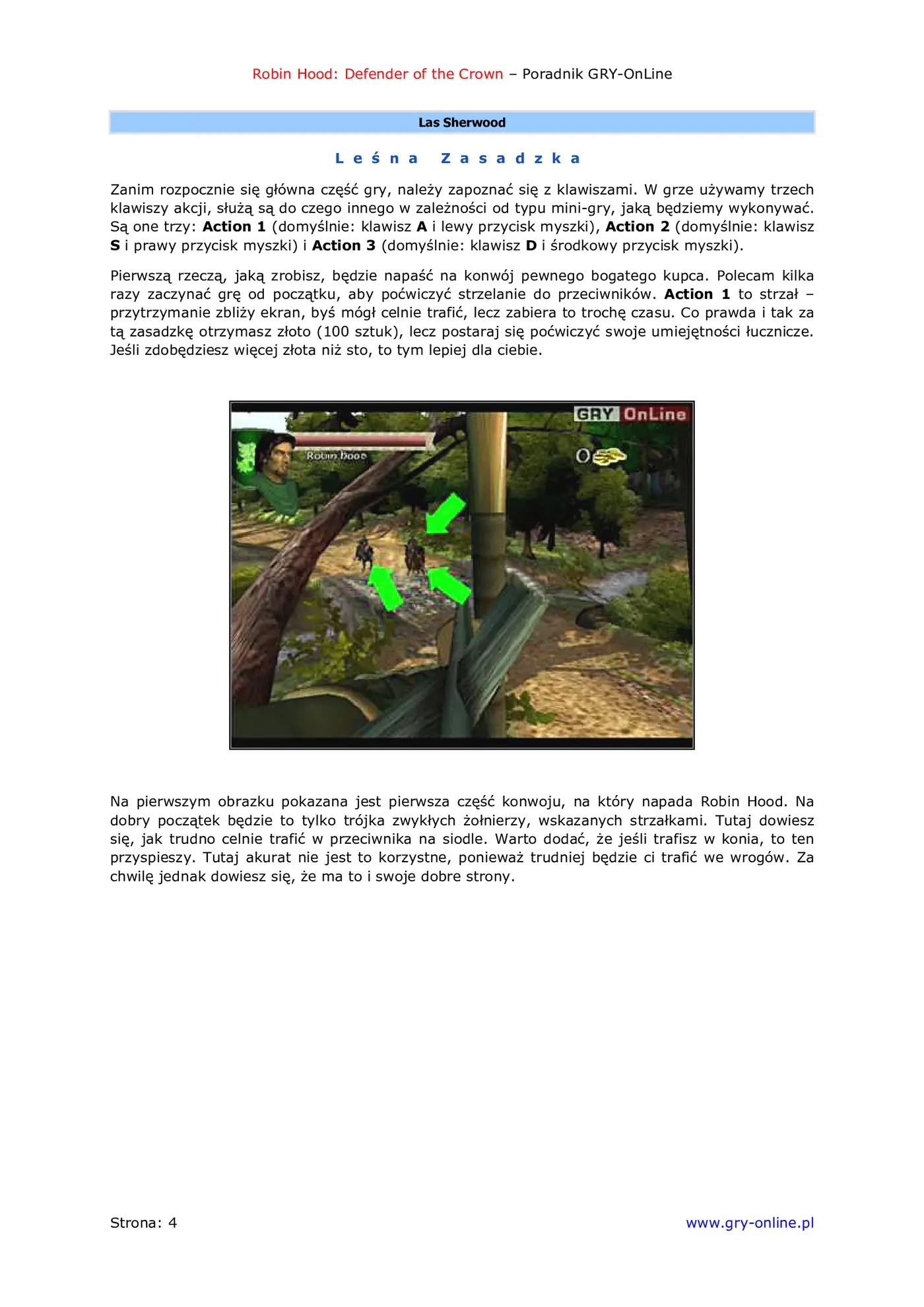 Fragment „Robin Hood: Defender of the Crown - poradnik do gry” — strona 5 z 8