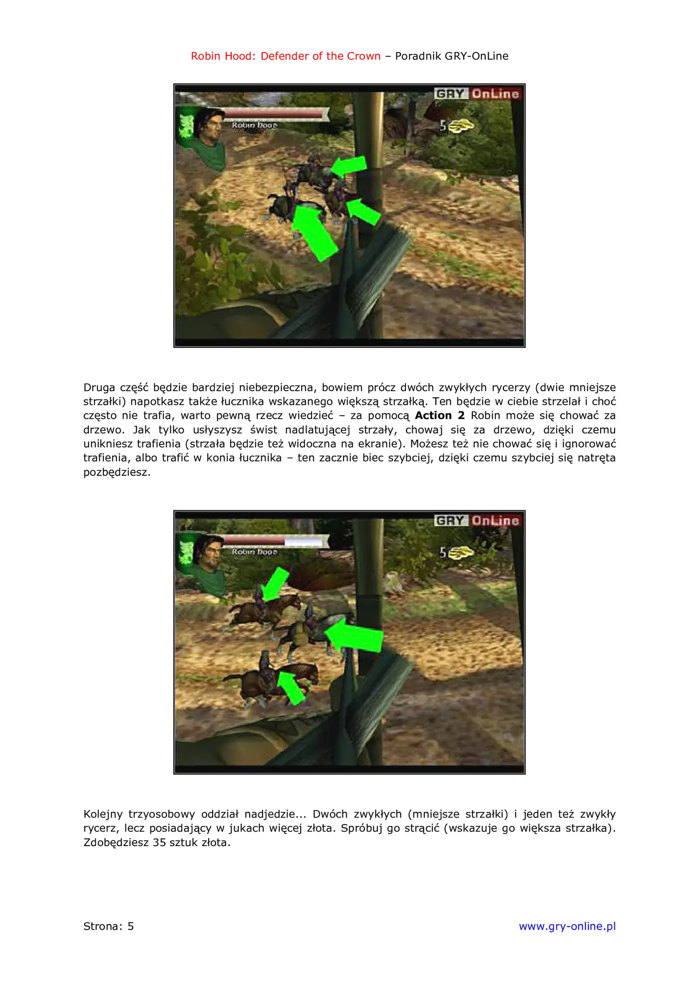 Fragment „Robin Hood: Defender of the Crown - poradnik do gry” — strona 6 z 8