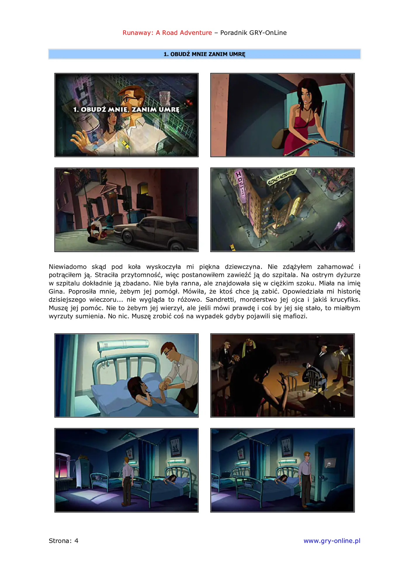 Fragment „Runaway: A Road Adventure - poradnik do gry” — strona 5 z 8