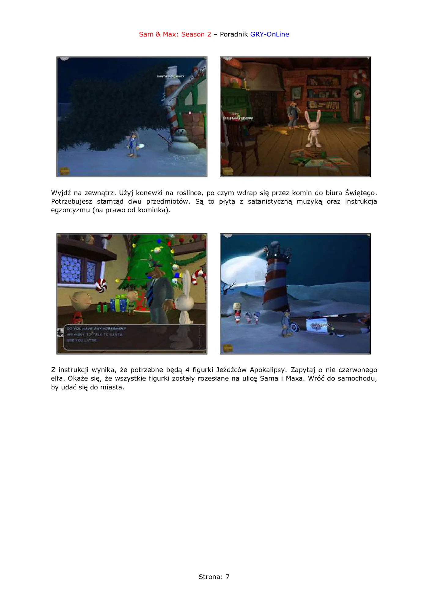 Fragment „Sam Max: Beyond Time and Space - poradnik do gry” — strona 8 z 8