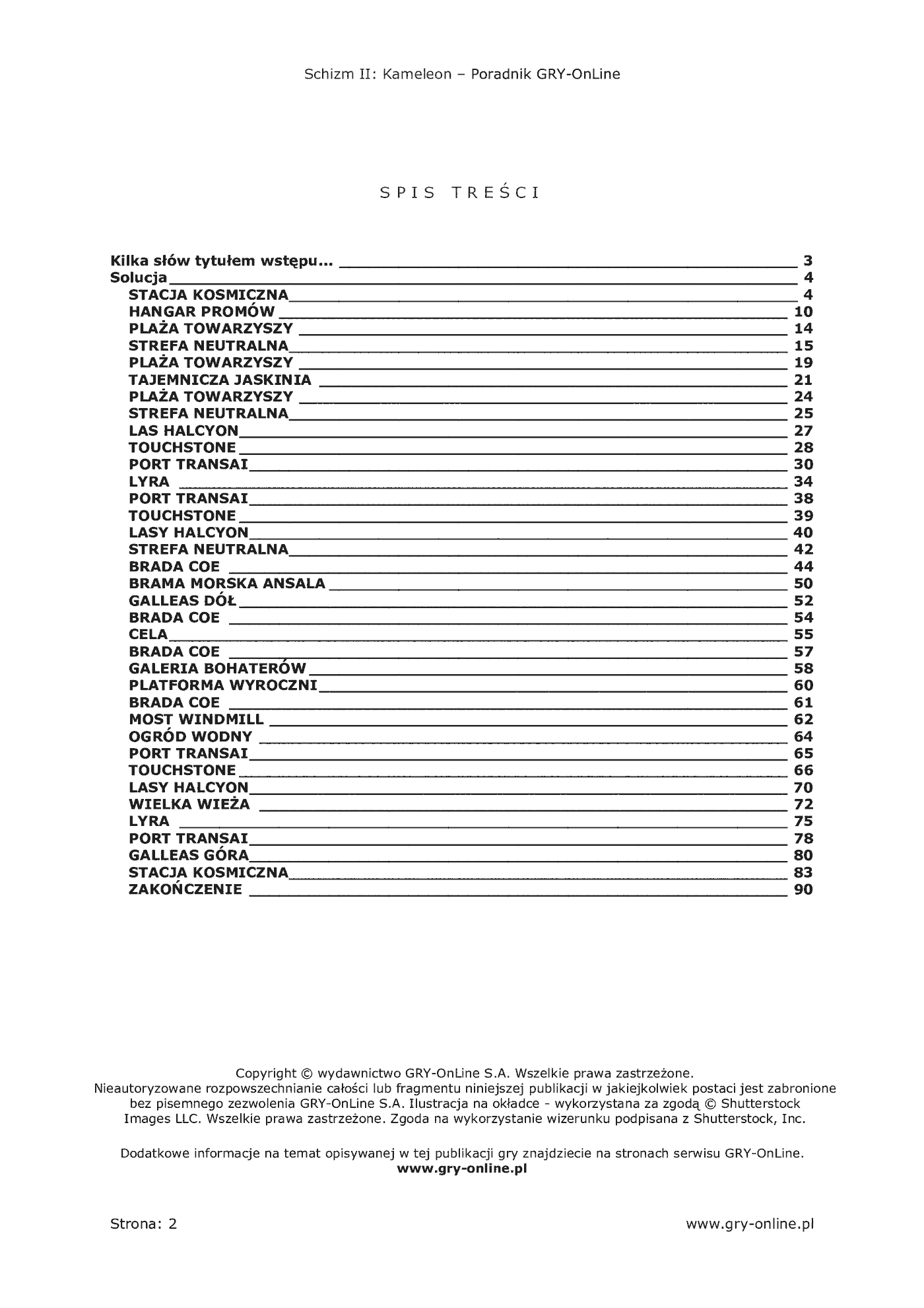 Fragment „Schizm II: Kameleon - poradnik do gry” — strona 3 z 8