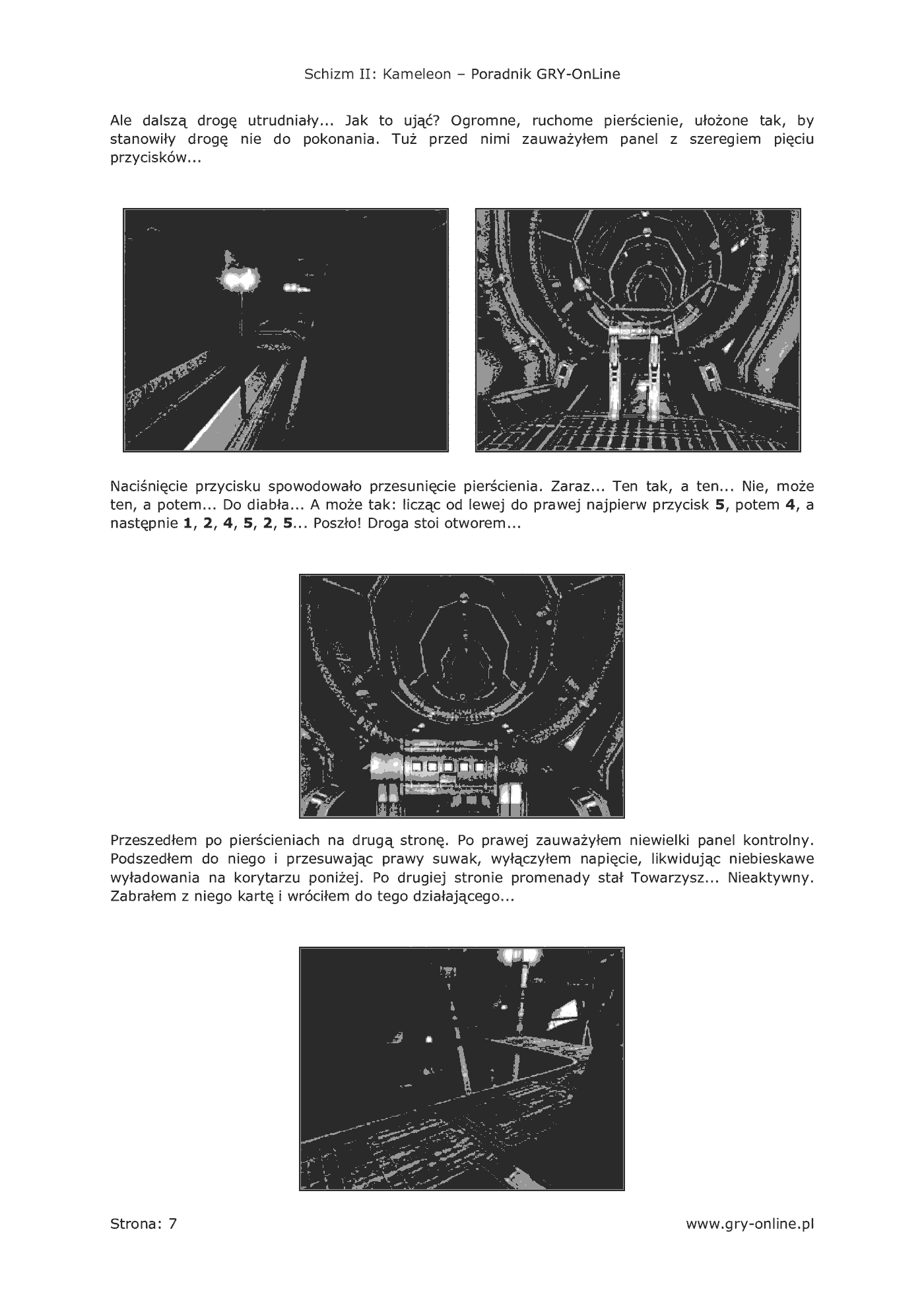Fragment „Schizm II: Kameleon - poradnik do gry” — strona 8 z 8