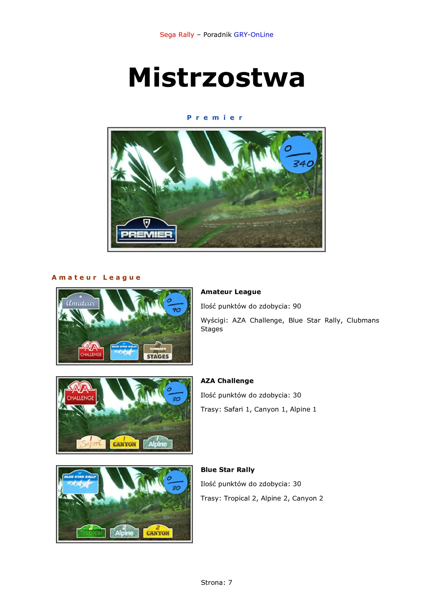 Fragment „Sega Rally - poradnik do gry” — strona 8 z 8