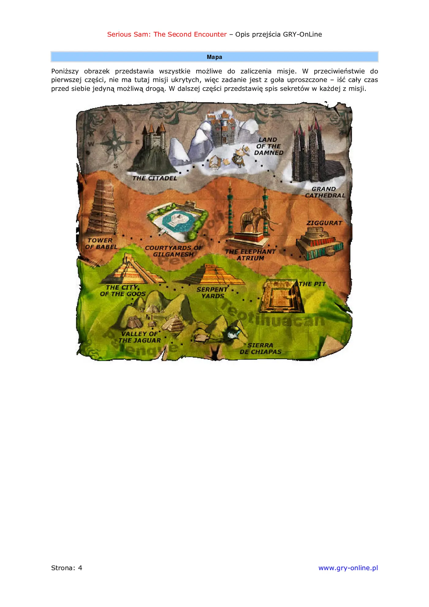 Fragment „Serious Sam: Drugie Starcie - poradnik do gry” — strona 5 z 8