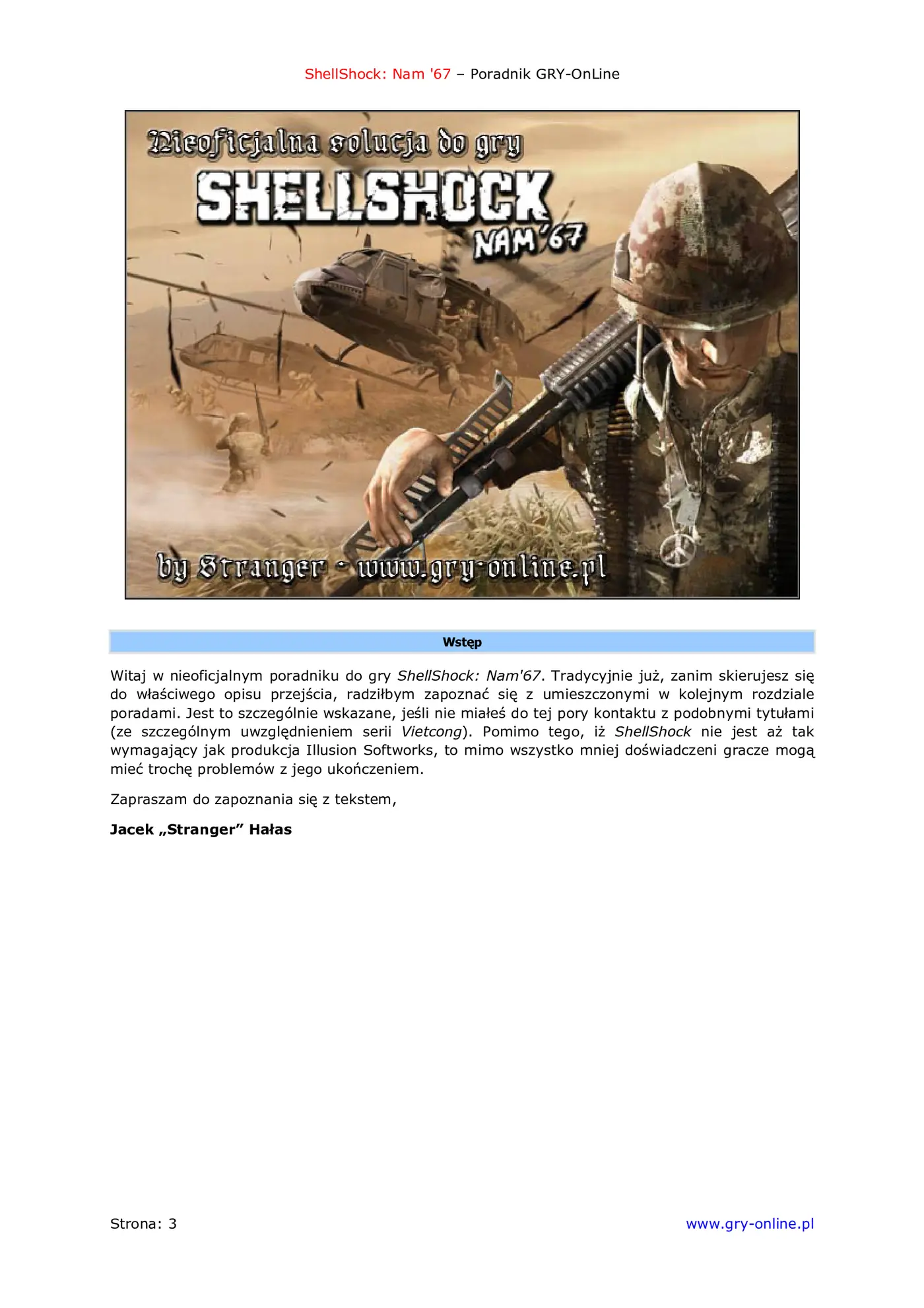 Fragment „ShellShock: Nam '67 - poradnik do gry” — strona 4 z 8