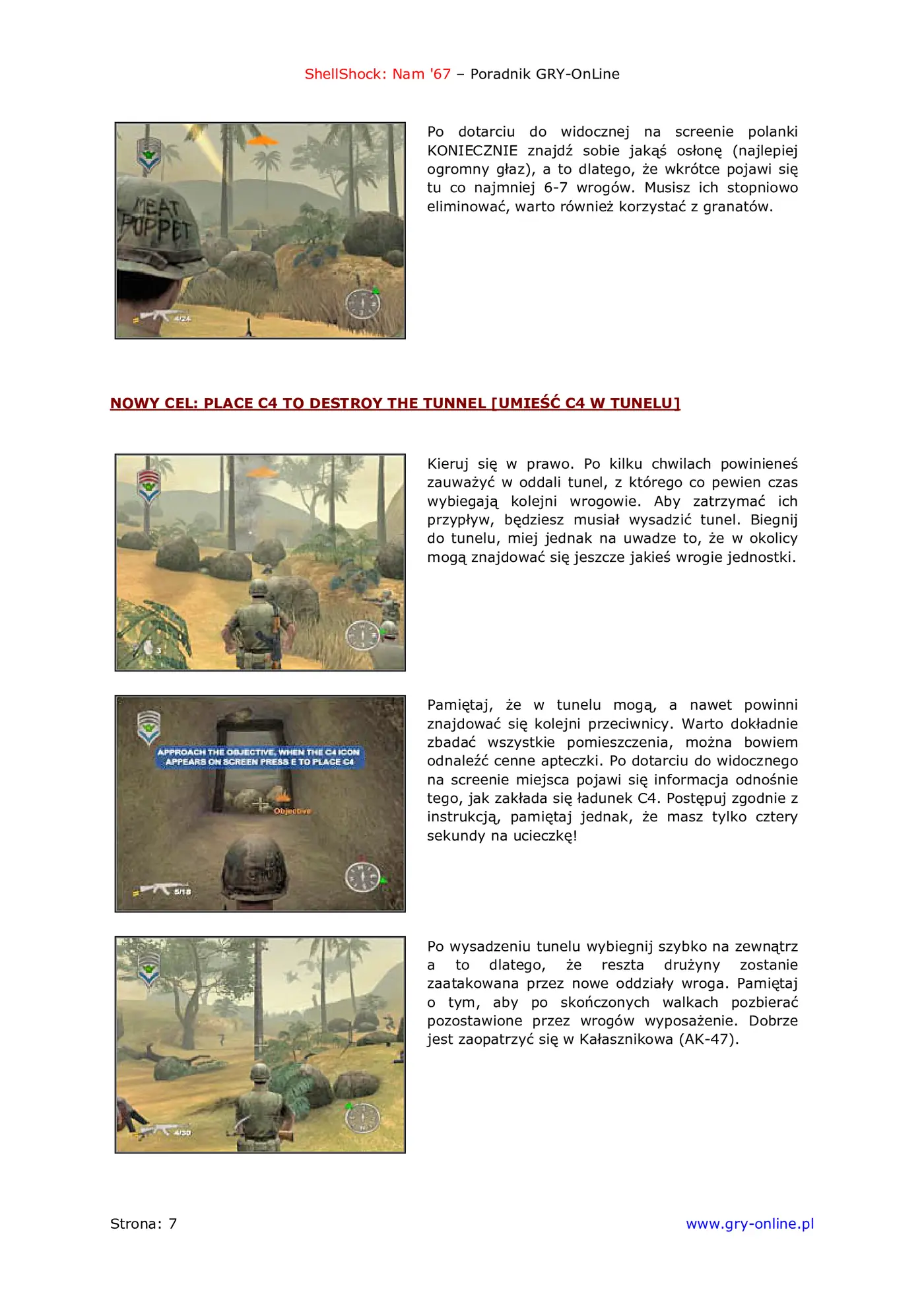 Fragment „ShellShock: Nam '67 - poradnik do gry” — strona 8 z 8