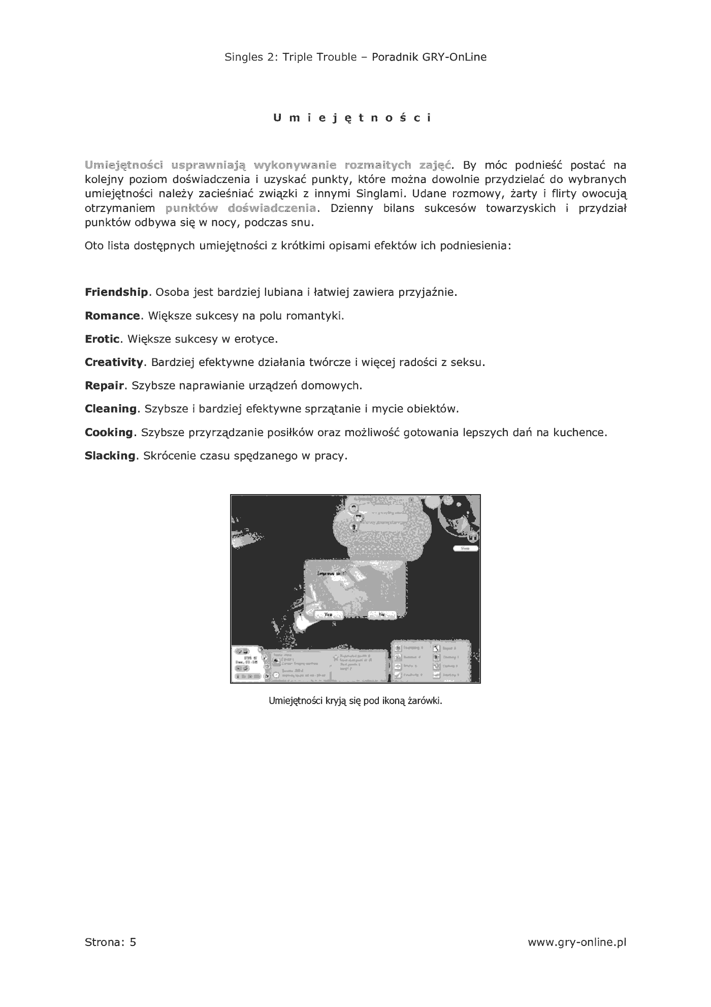 Fragment „Singles 2: Triple Trouble - poradnik do gry” — strona 6 z 8