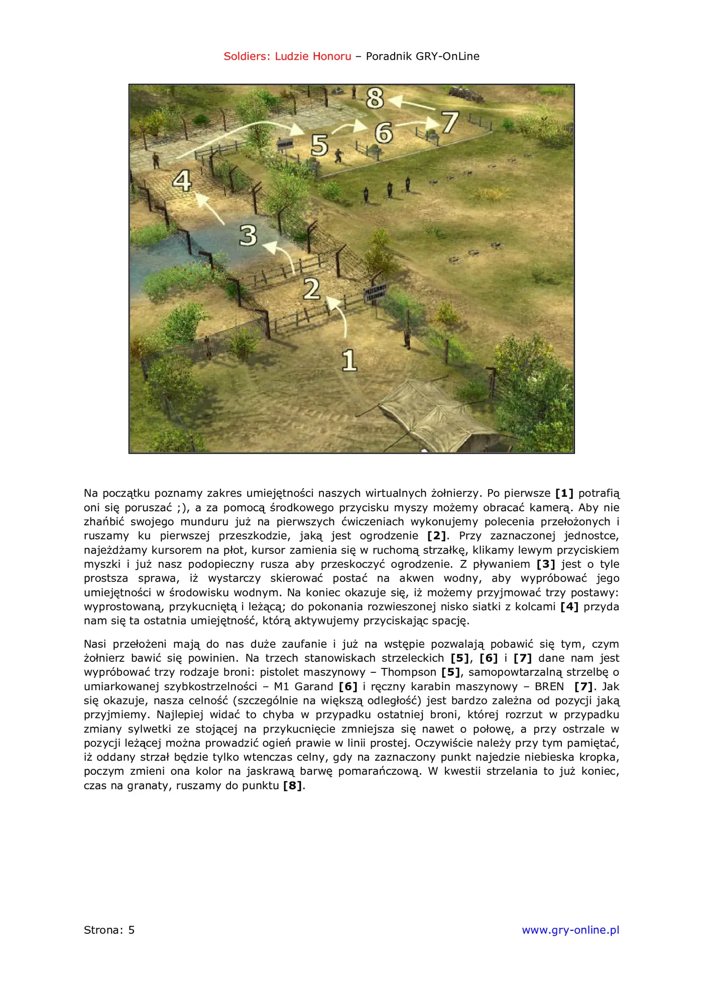 Fragment „Soldiers: Ludzie Honoru - poradnik do gry” — strona 6 z 8