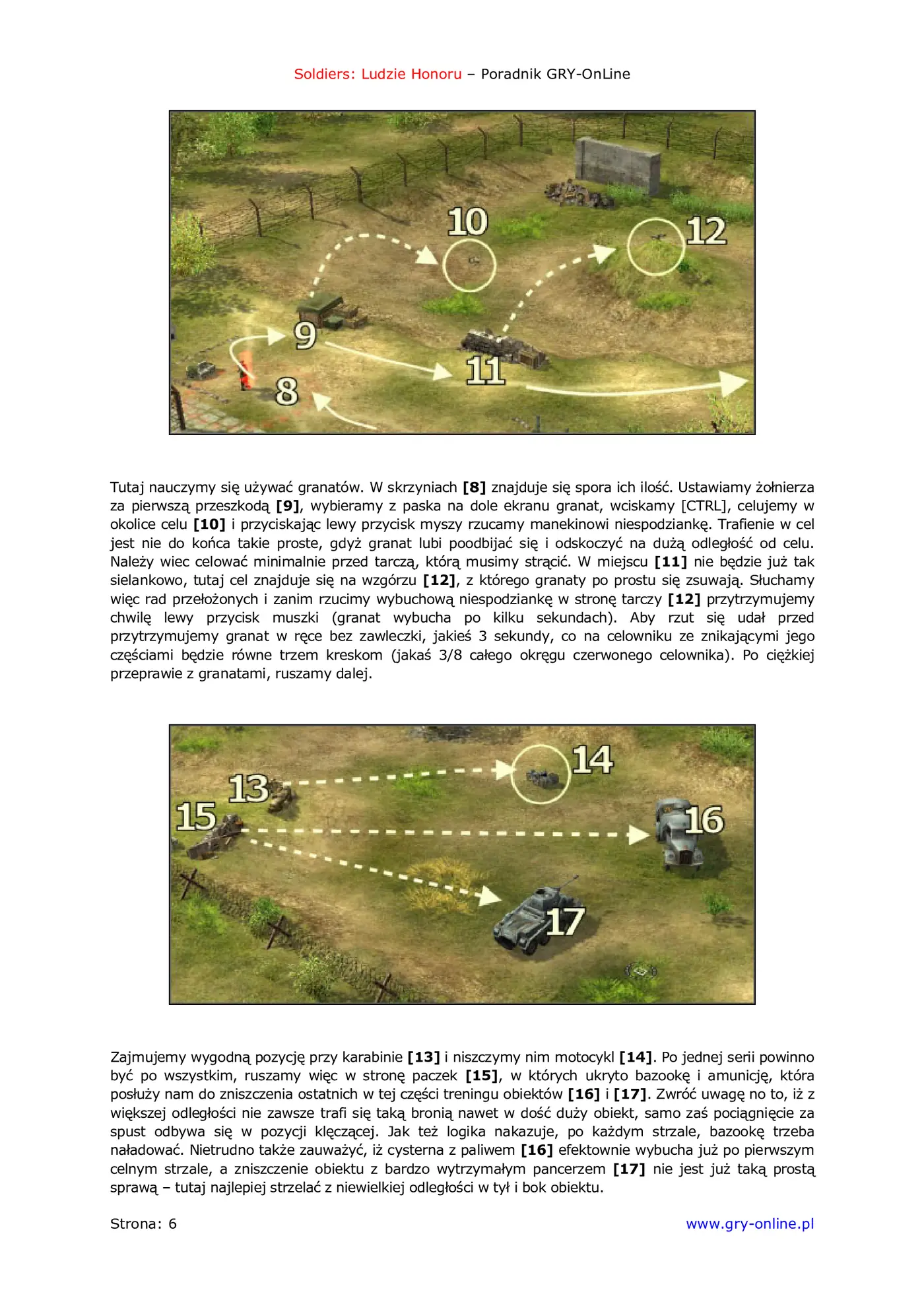 Fragment „Soldiers: Ludzie Honoru - poradnik do gry” — strona 7 z 8