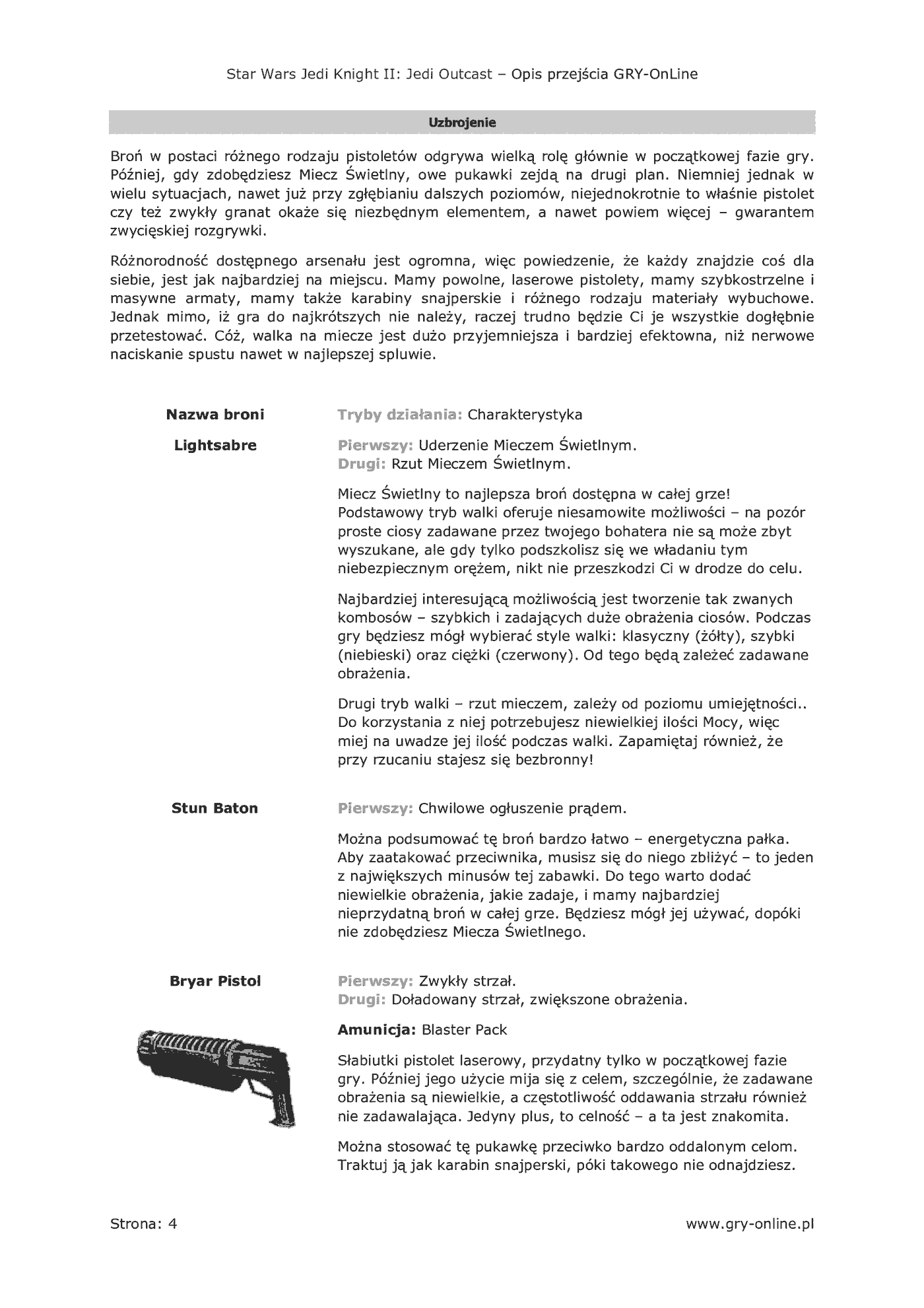 Fragment „Star Wars Jedi Knight II: Jedi Outcast - poradnik do gry” — strona 5 z 8