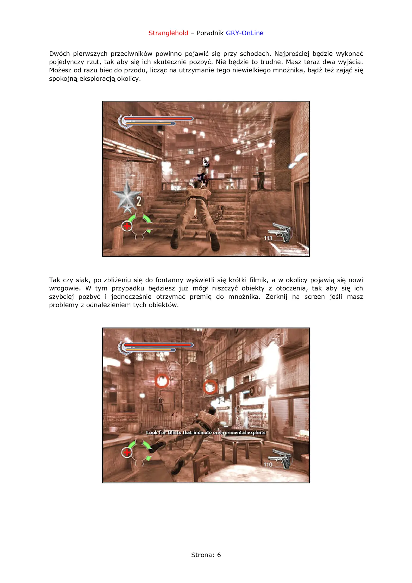 Fragment „Stranglehold - poradnik do gry” — strona 7 z 8