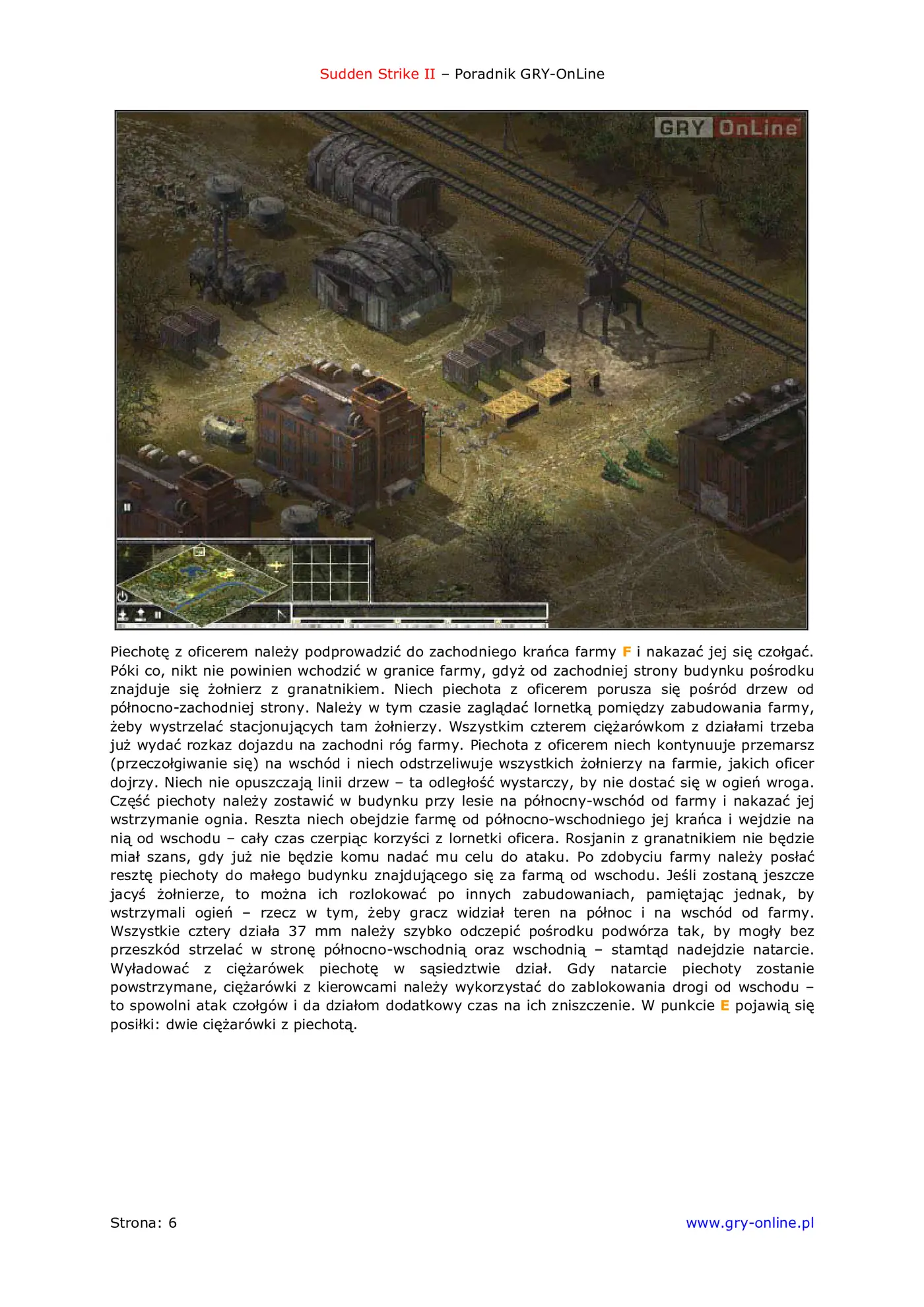 Fragment „Sudden Strike 2 - poradnik do gry” — strona 7 z 8