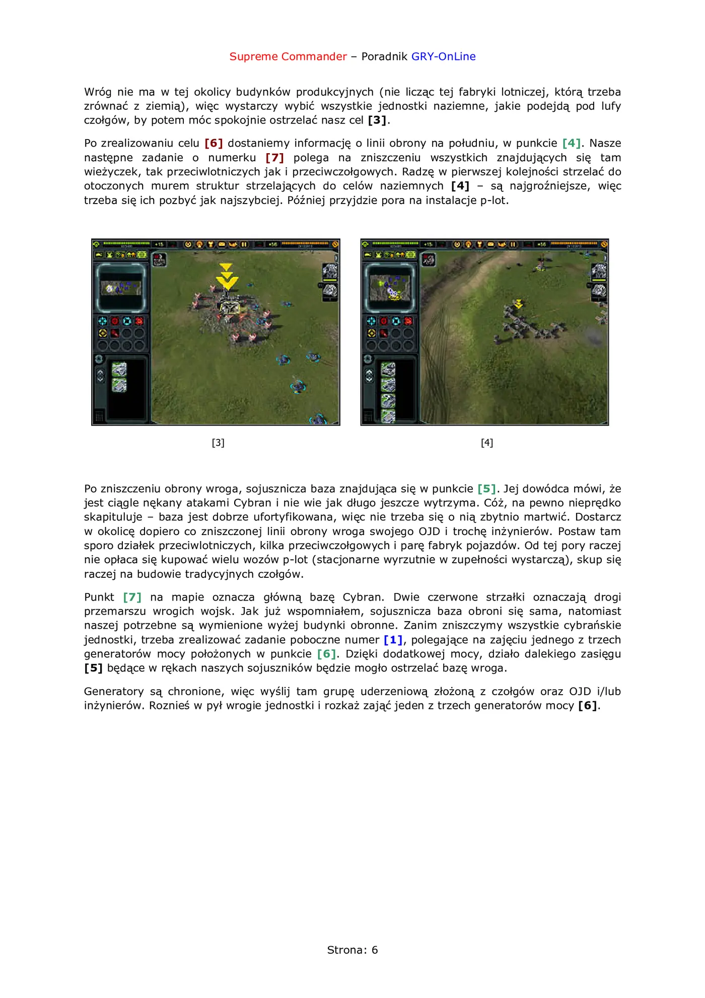 Fragment „Supreme Commander - poradnik do gry” — strona 7 z 8