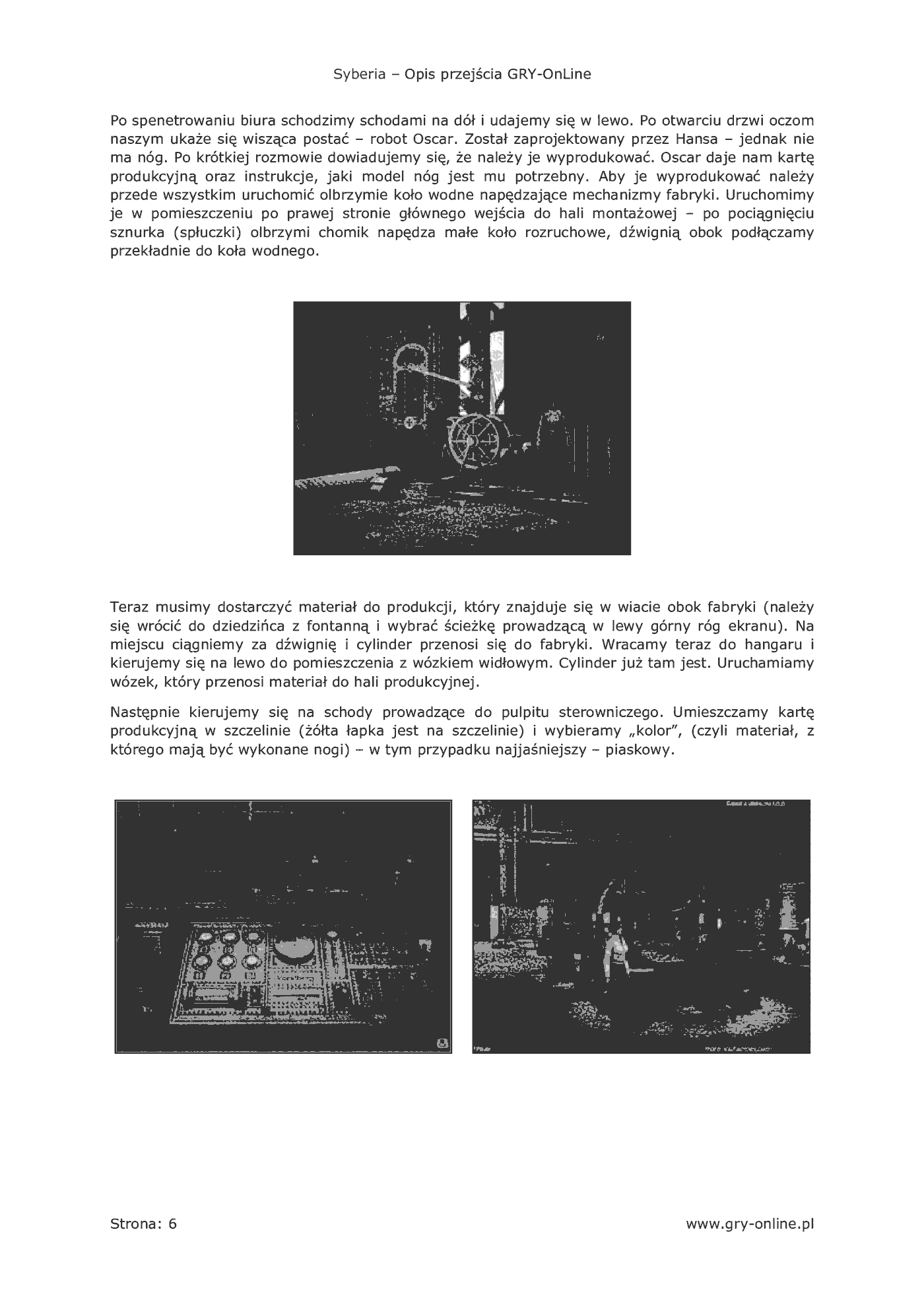 Fragment „Syberia - poradnik do gry” — strona 7 z 8