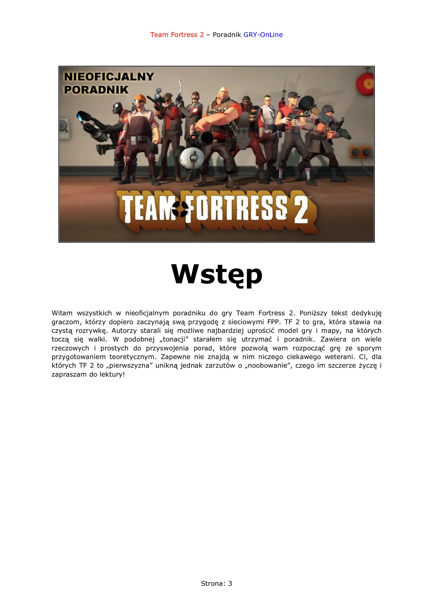 Fragment „Team Fortress 2 - poradnik do gry” — strona 4 z 8
