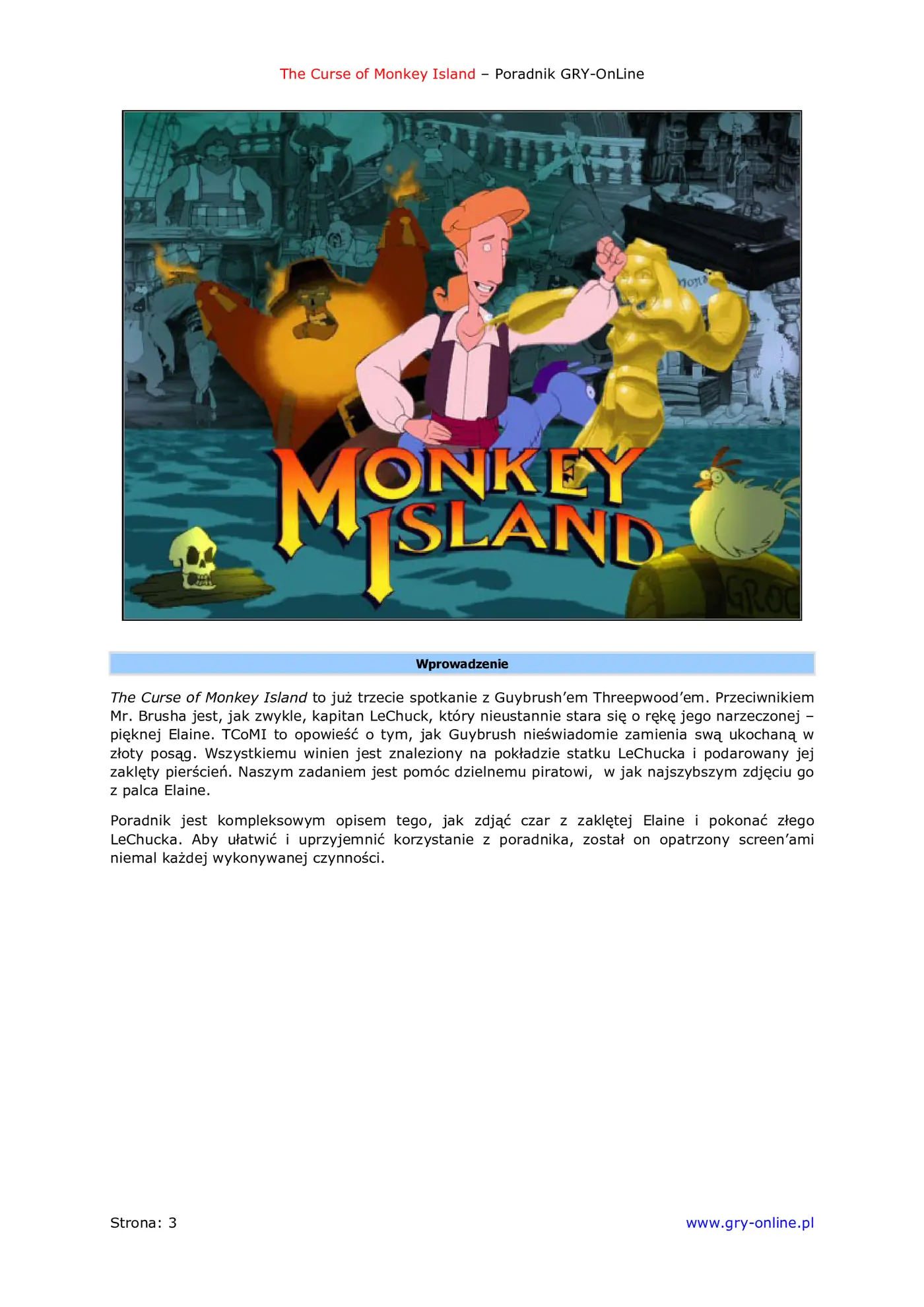 Fragment „The Curse of Monkey Island - poradnik do gry” — strona 4 z 8