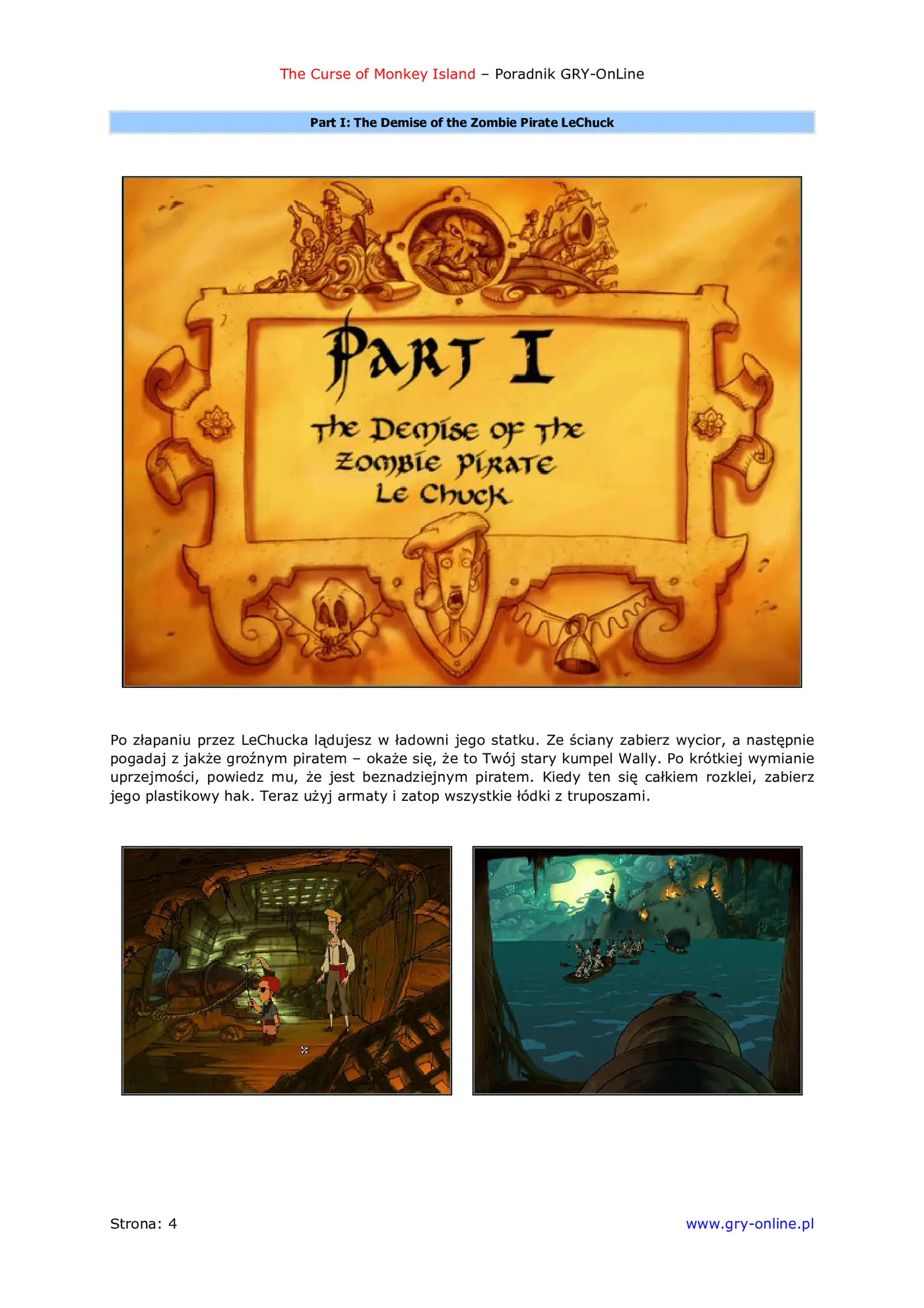 Fragment „The Curse of Monkey Island - poradnik do gry” — strona 5 z 8