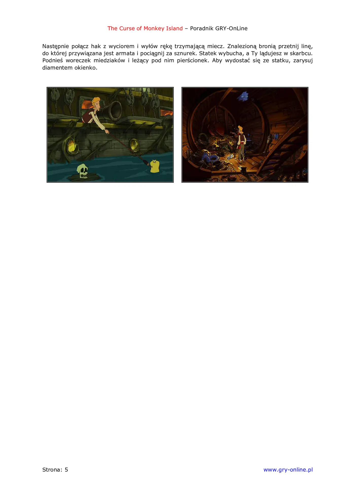 Fragment „The Curse of Monkey Island - poradnik do gry” — strona 6 z 8
