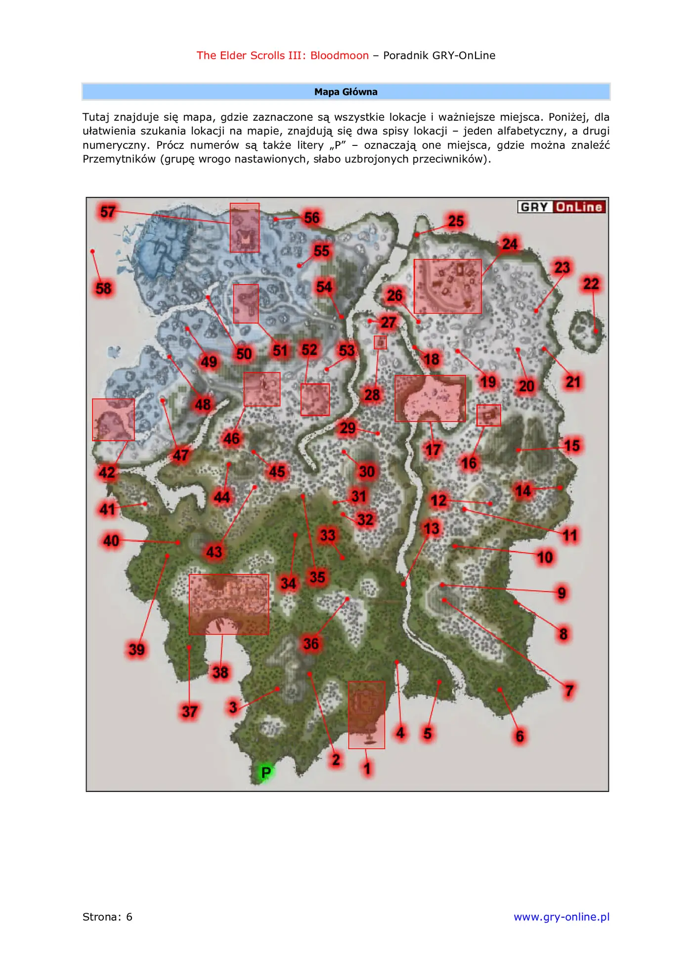 Fragment „The Elder Scrolls III: Przepowiednia - poradnik do gry” — strona 7 z 8