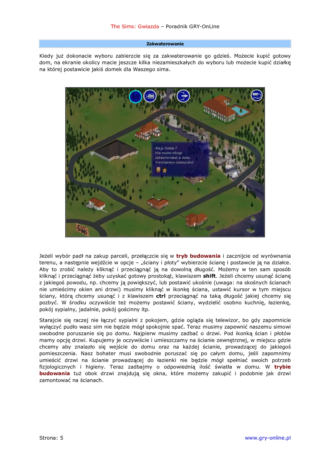 Fragment „The Sims: Gwiazda - poradnik do gry” — strona 6 z 8