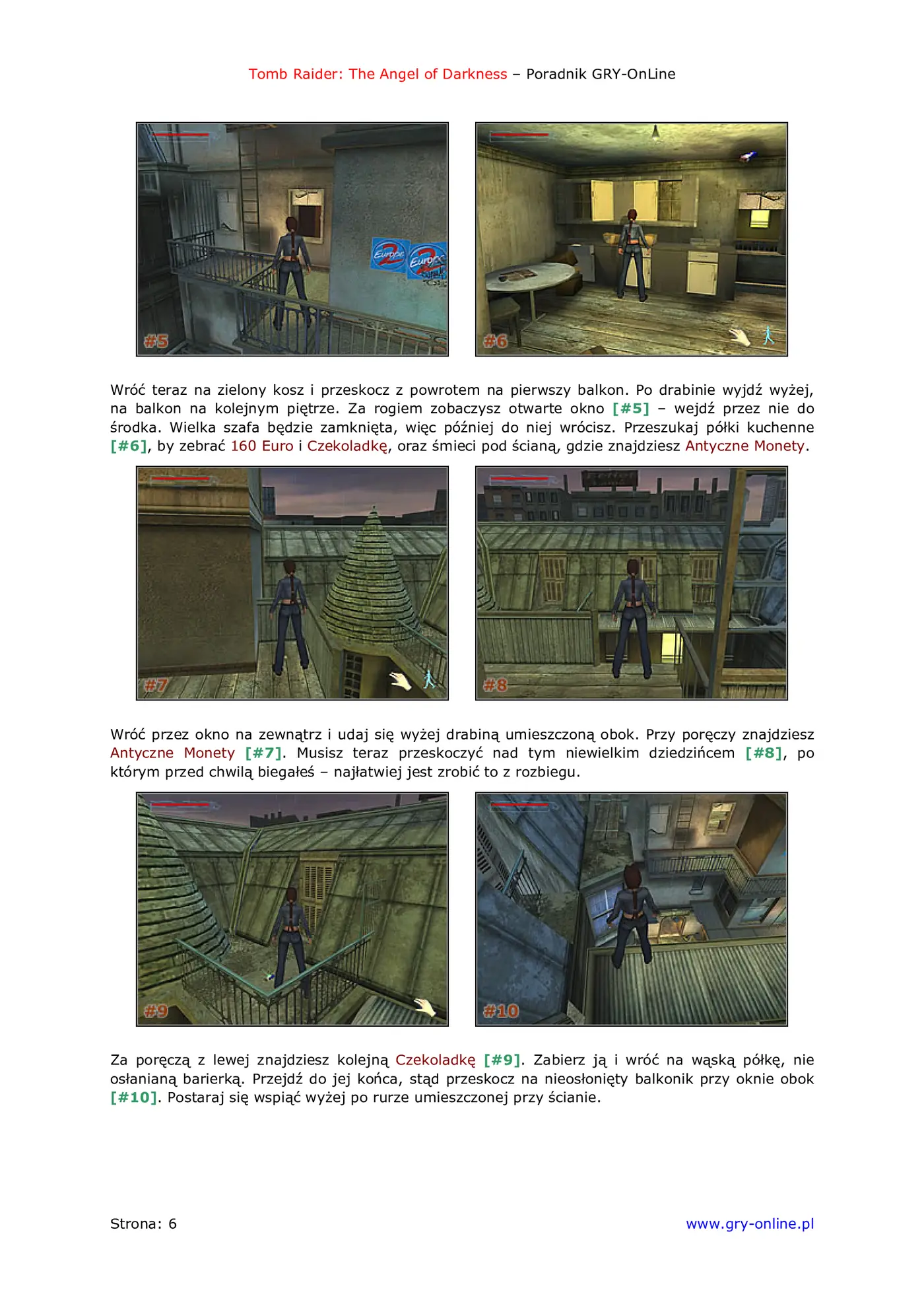 Fragment „Tomb Raider: The Angel of Darkness - poradnik do gry” — strona 7 z 8