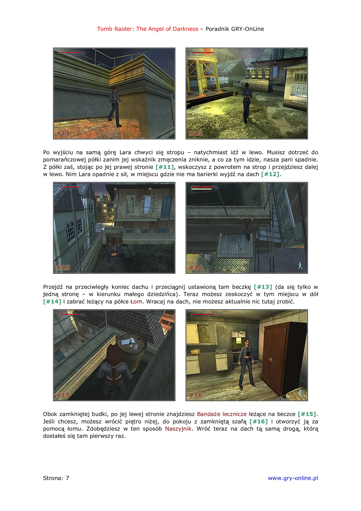 Fragment „Tomb Raider: The Angel of Darkness - poradnik do gry” — strona 8 z 8