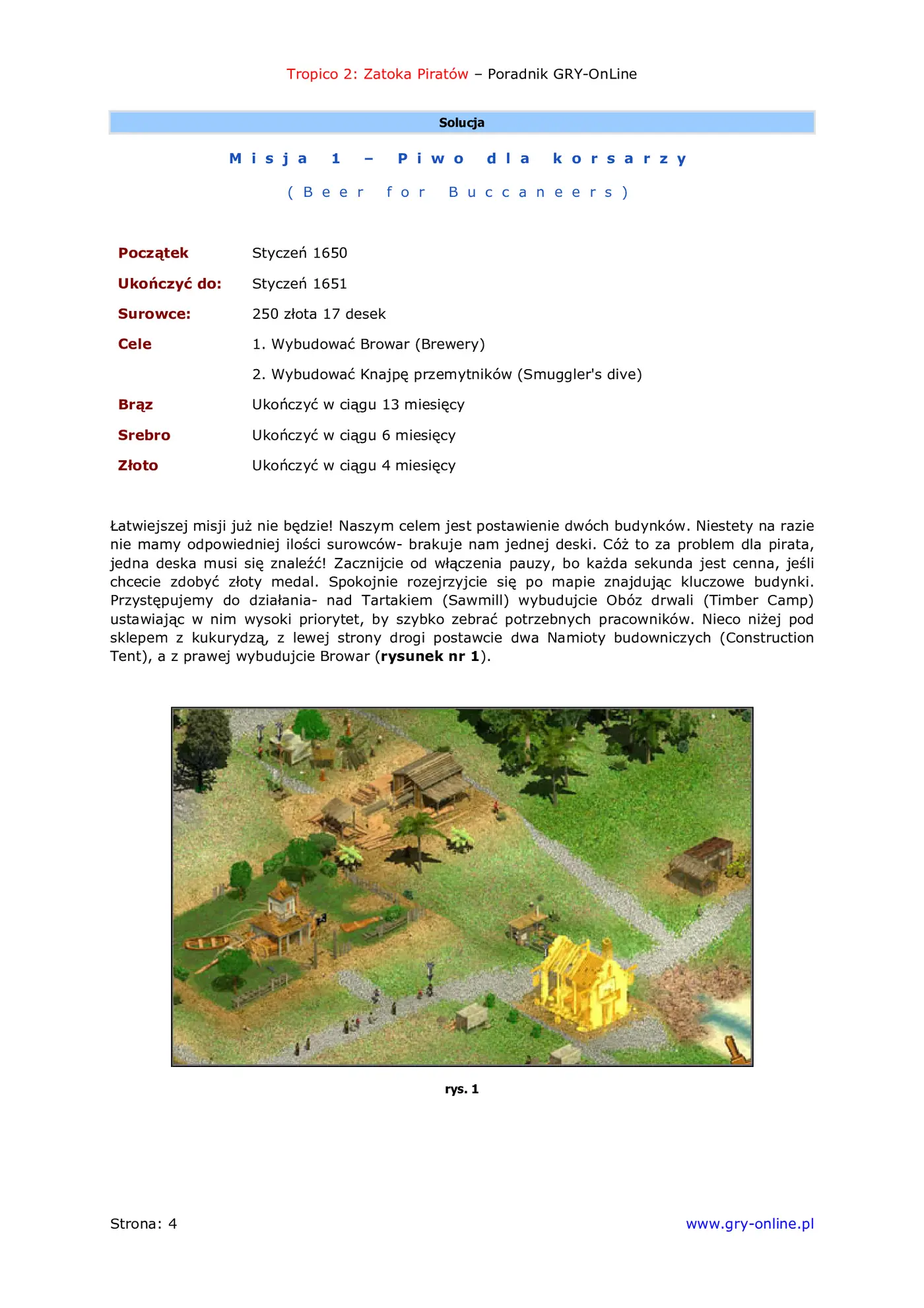 Fragment „Tropico 2: Zatoka Piratów - poradnik do gry” — strona 5 z 8