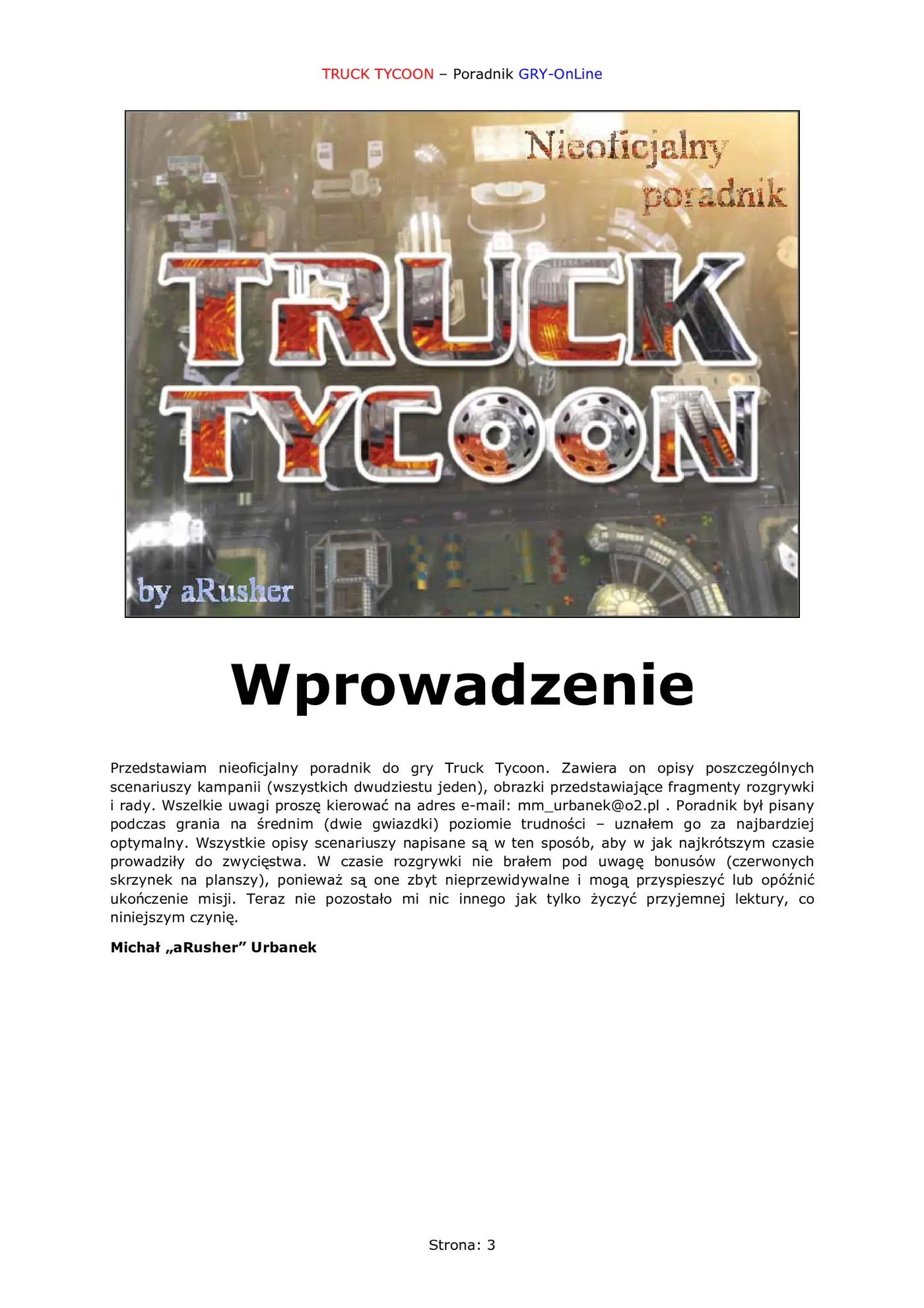 Fragment „Truck Tycoon - poradnik do gry” — strona 4 z 8