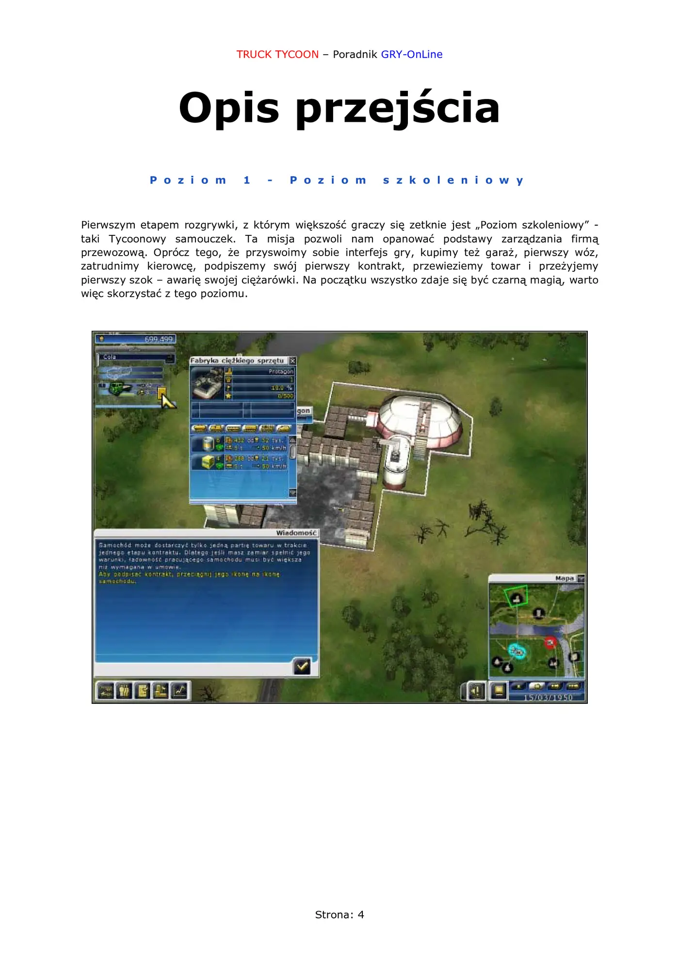 Fragment „Truck Tycoon - poradnik do gry” — strona 5 z 8