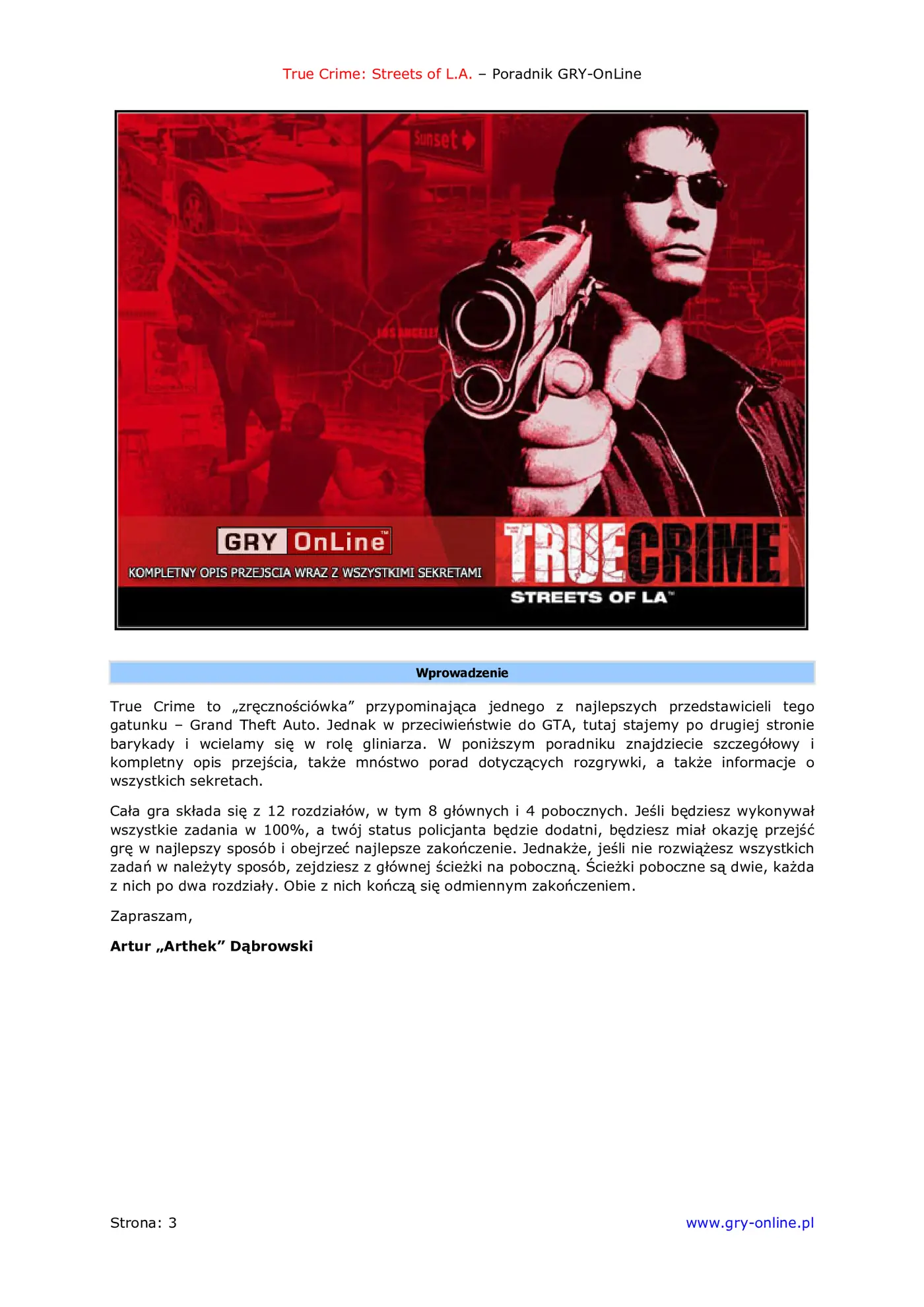 Fragment „True Crime: Streets Of L.A. - poradnik do gry” — strona 4 z 8