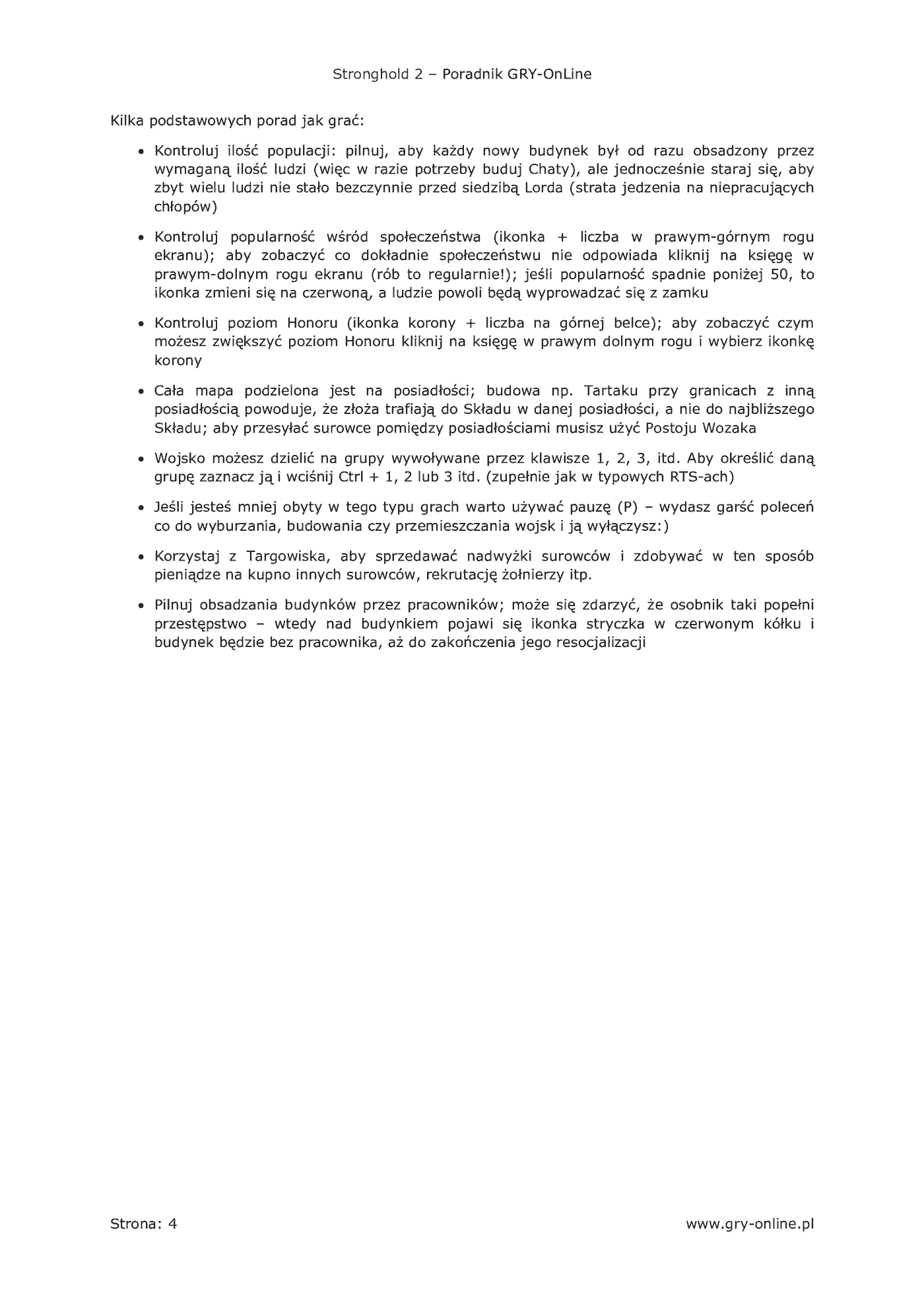 Fragment „Twierdza 2 - poradnik do gry” — strona 5 z 8