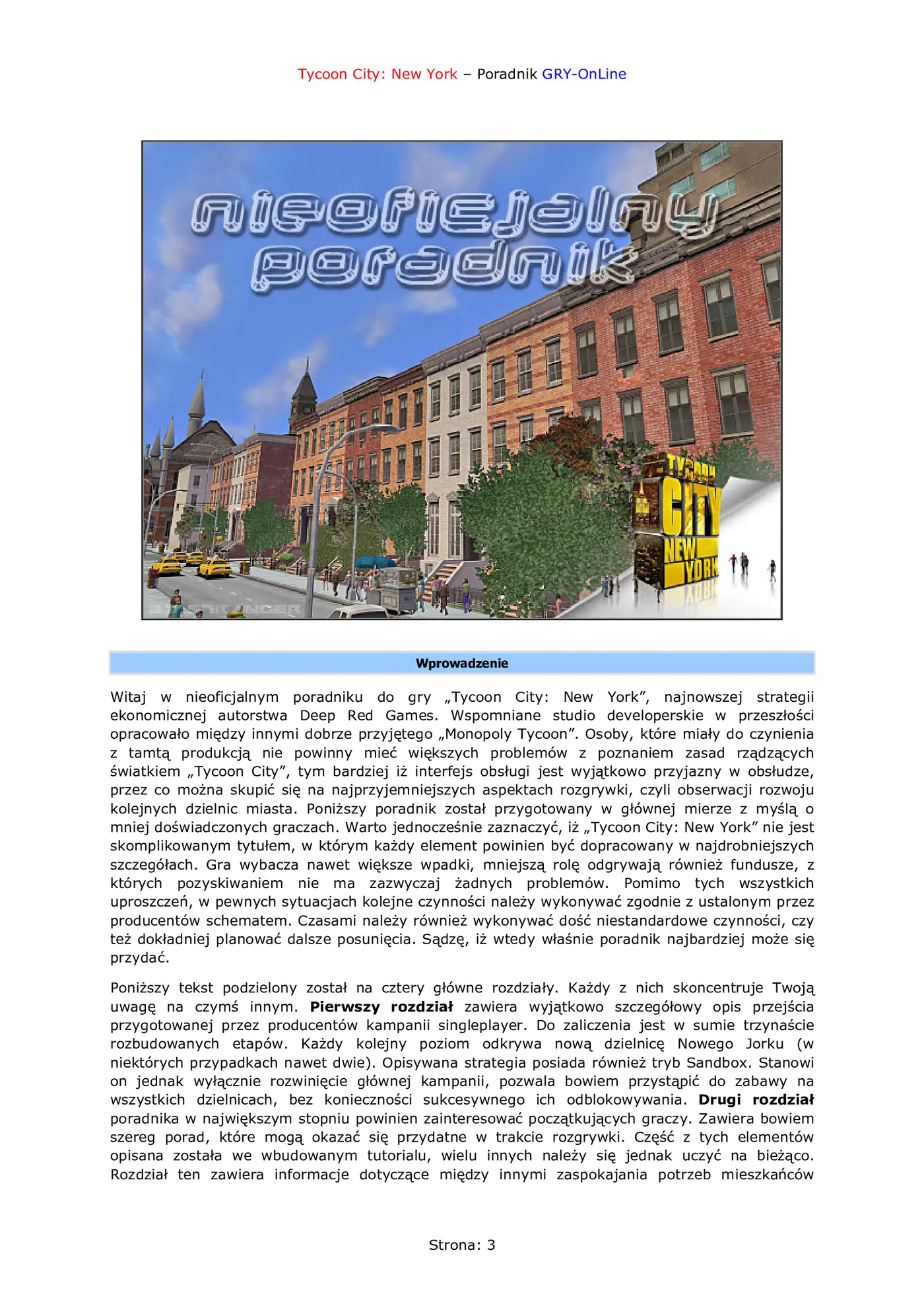 Fragment „Tycoon City: New York - poradnik do gry” — strona 4 z 8