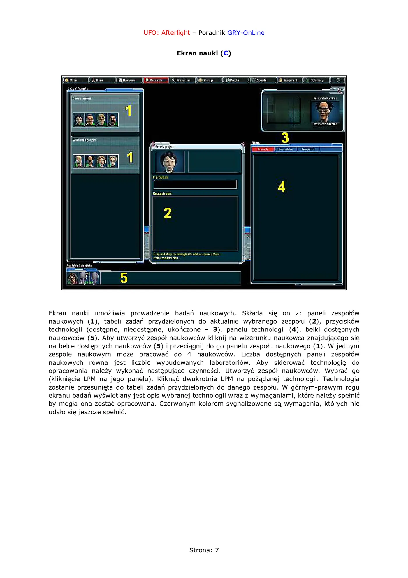 Fragment „UFO: Afterlight - Bitwa o Marsa - poradnik do gry” — strona 8 z 8