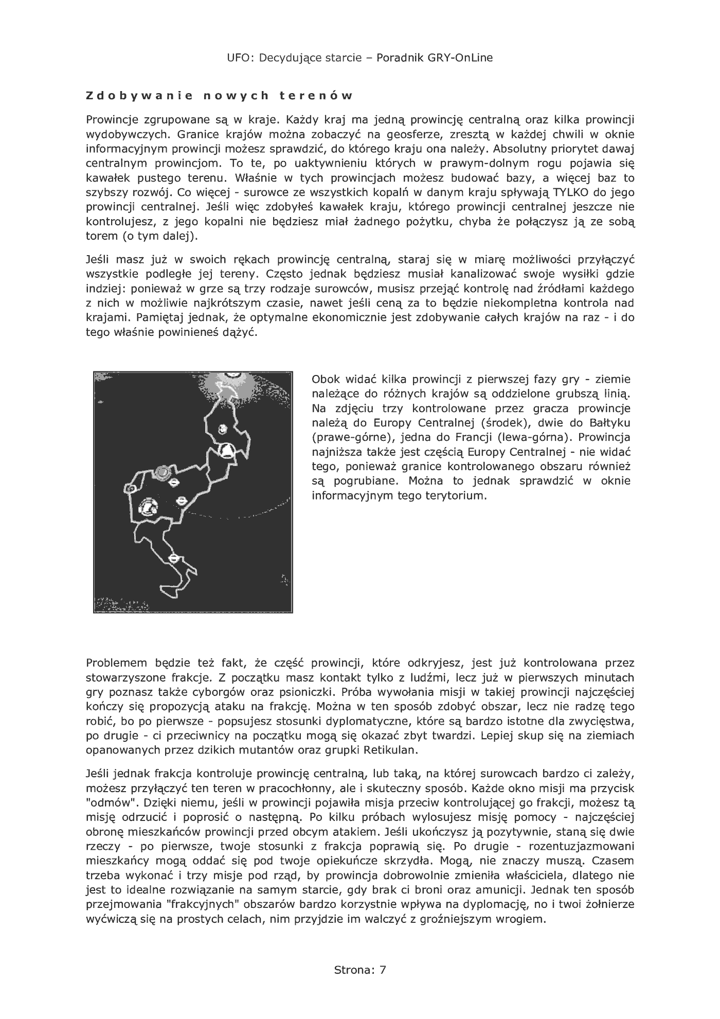 Fragment „UFO: Decydujące Starcie - poradnik do gry” — strona 8 z 8