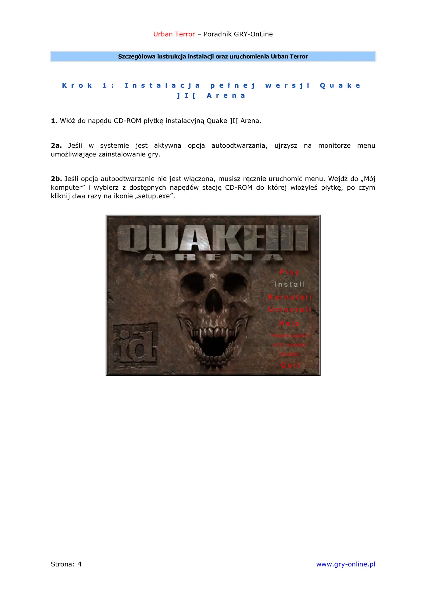 Fragment „Urban Terror - poradnik do gry” — strona 5 z 8