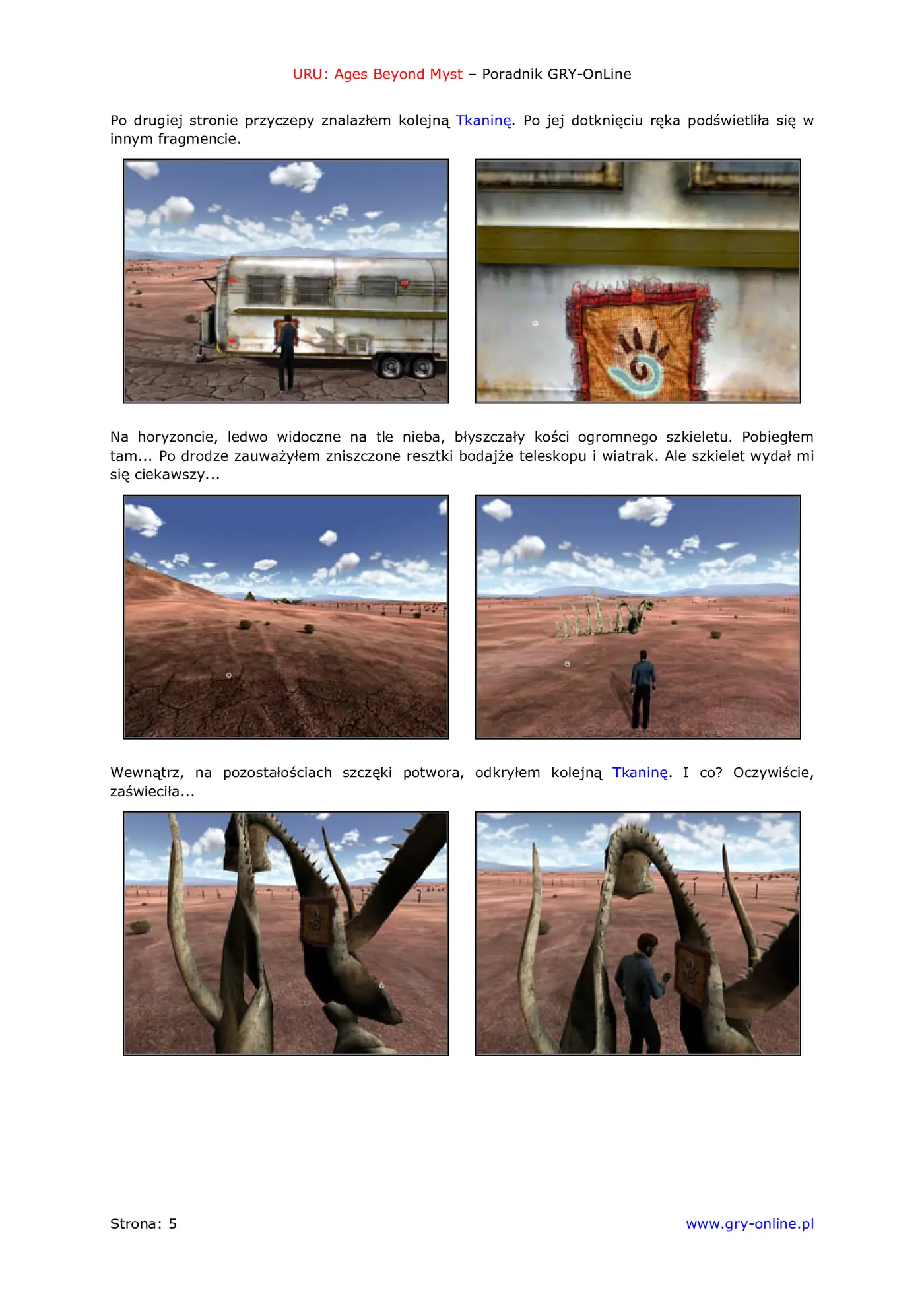 Fragment „Uru: Ages Beyond Myst - poradnik do gry” — strona 6 z 8