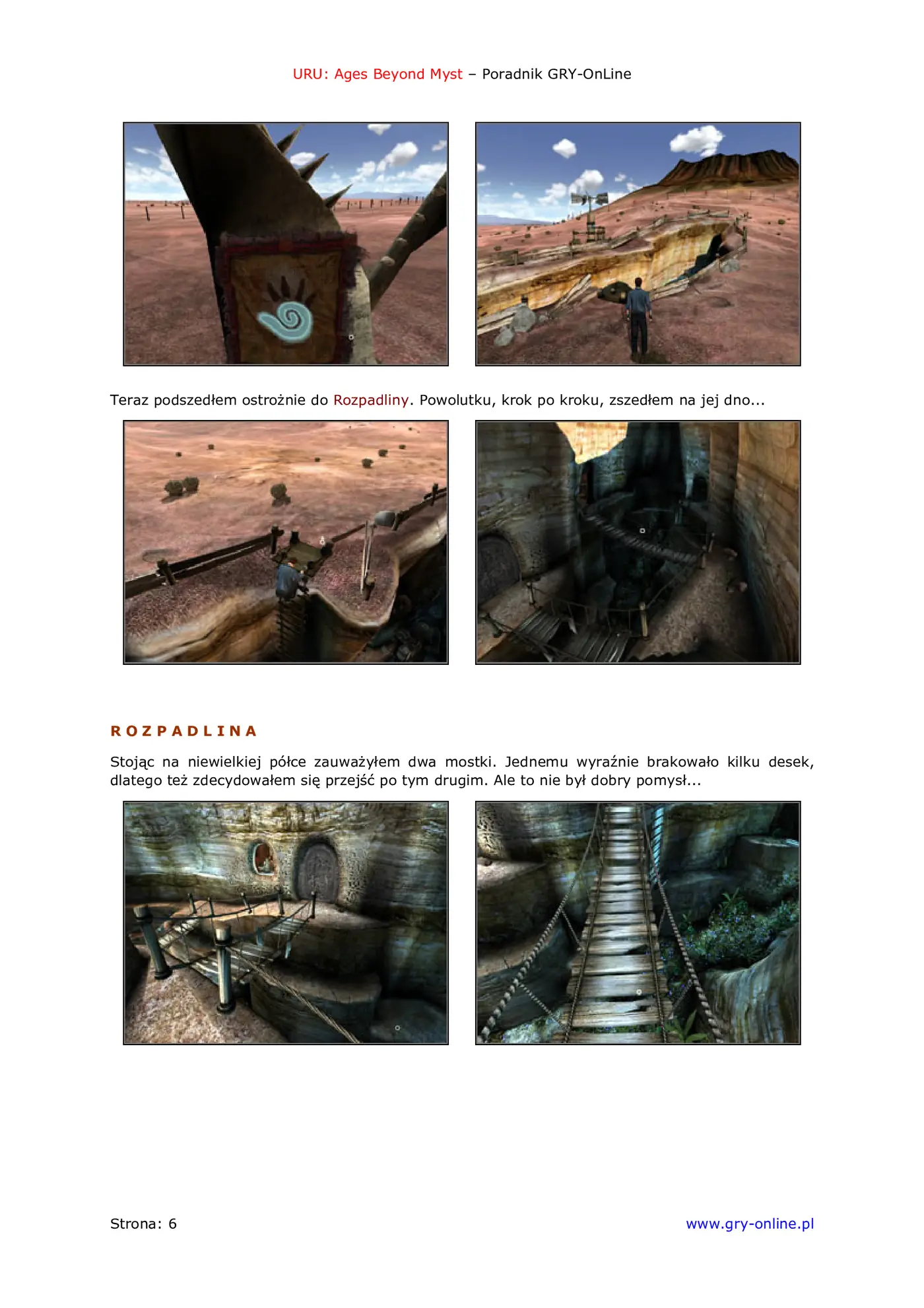 Fragment „Uru: Ages Beyond Myst - poradnik do gry” — strona 7 z 8