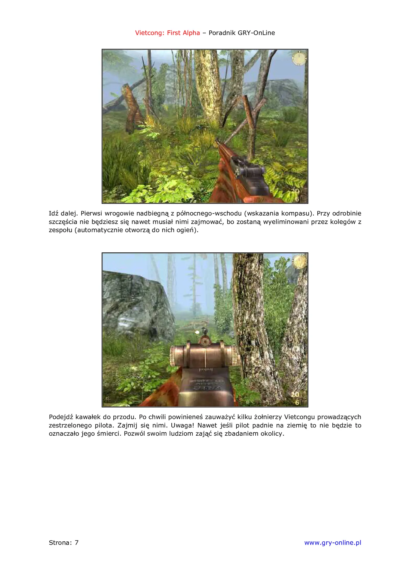 Fragment „Vietcong: Fist Alpha - poradnik do gry” — strona 8 z 8